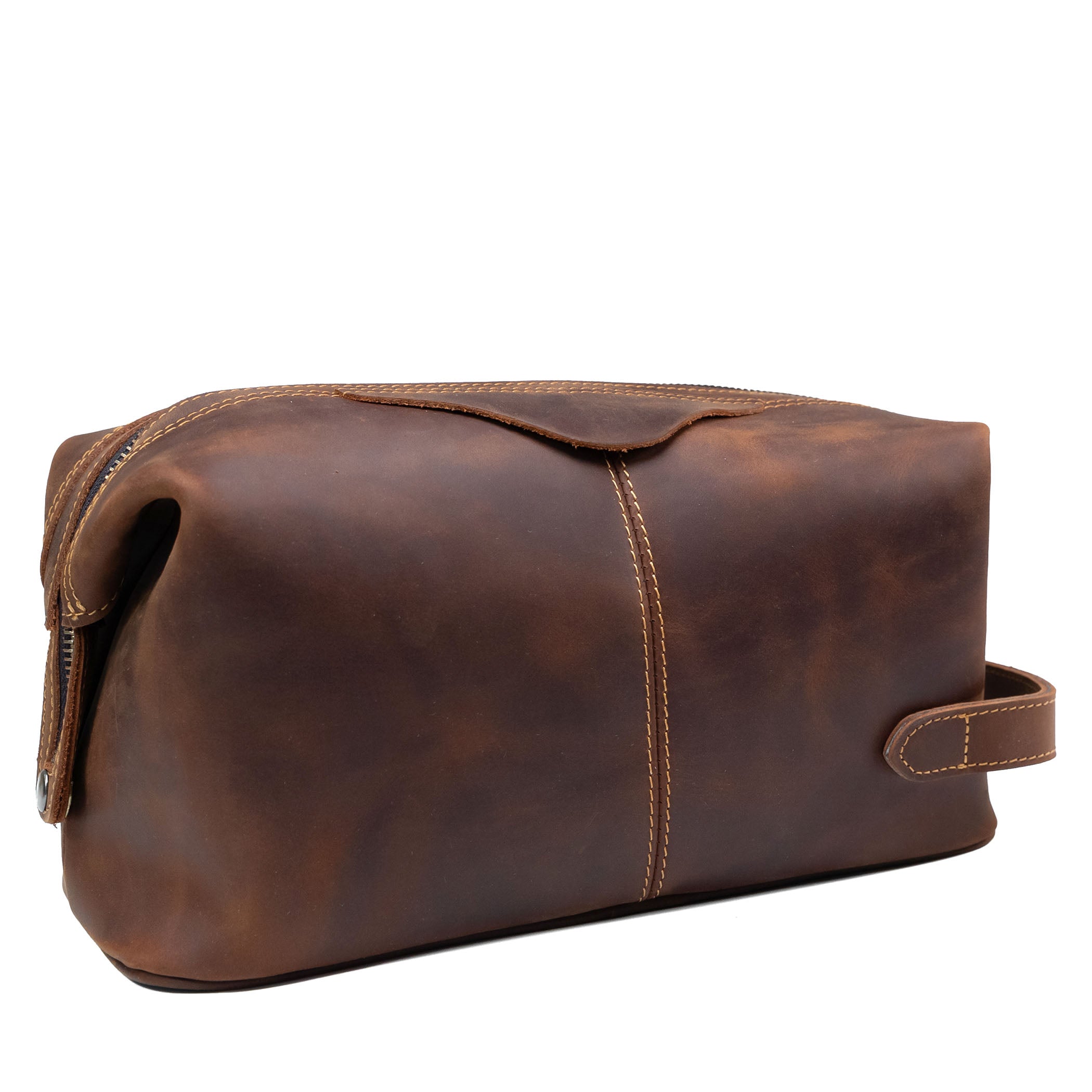 Valmio Conta Leather Toiletry Bag
