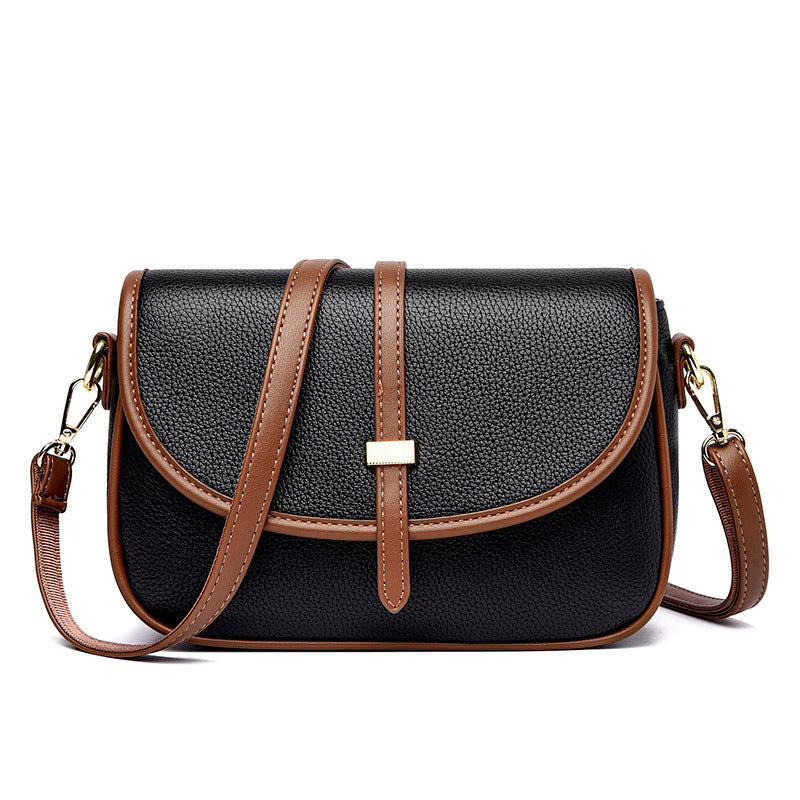 Sac femme en cuir Valmio Valina - noir