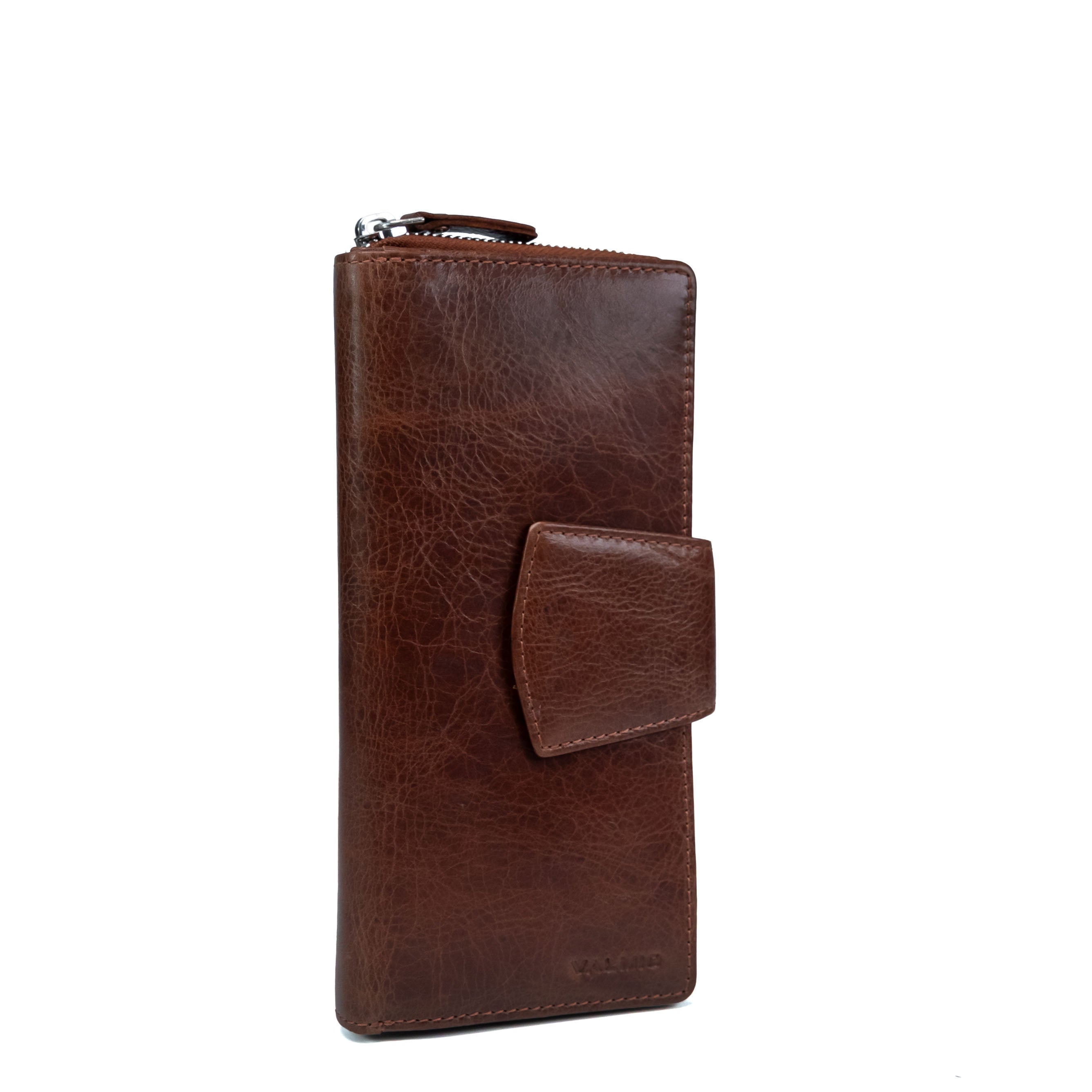 Women's Leather Wallet Valmio Snug 2439 Cognac