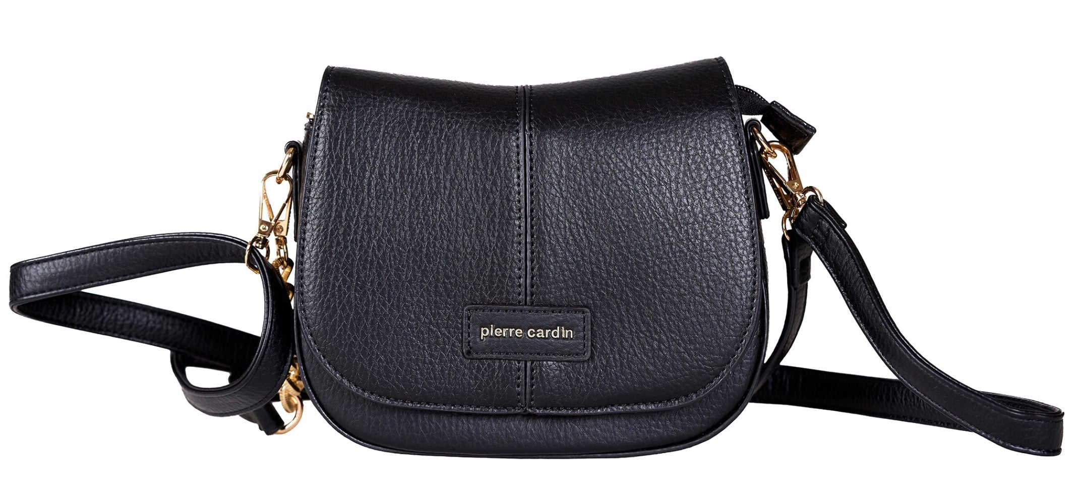 PIERRE CARDIN 6613 Black eco-leather handbag