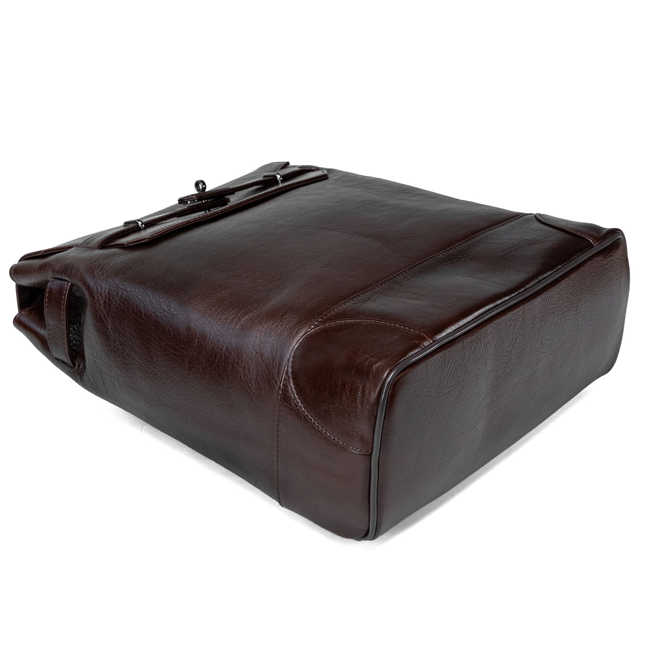 Syren brauner Leder-Rucksack