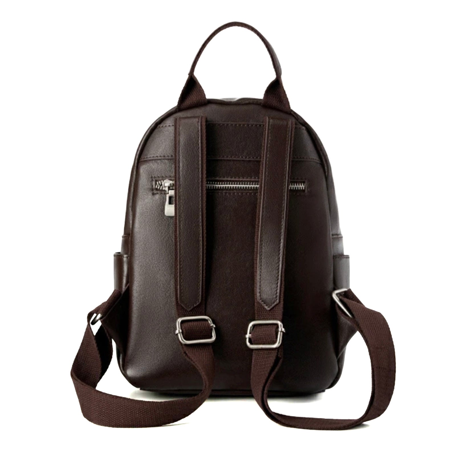 Valmio Velora Leather Women's Backpack - Dark Brown