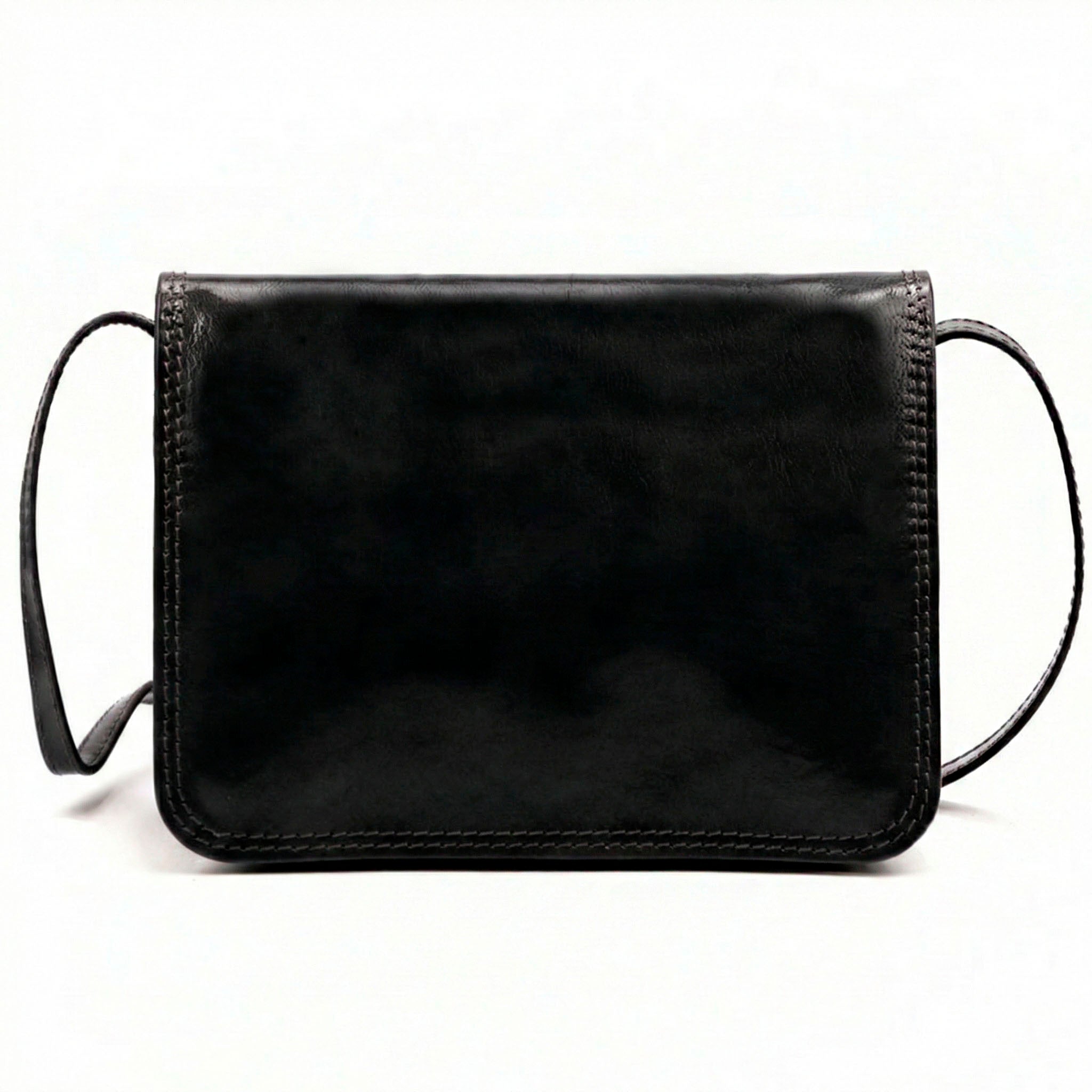 Leather women's handbag FLORENCE 108 black