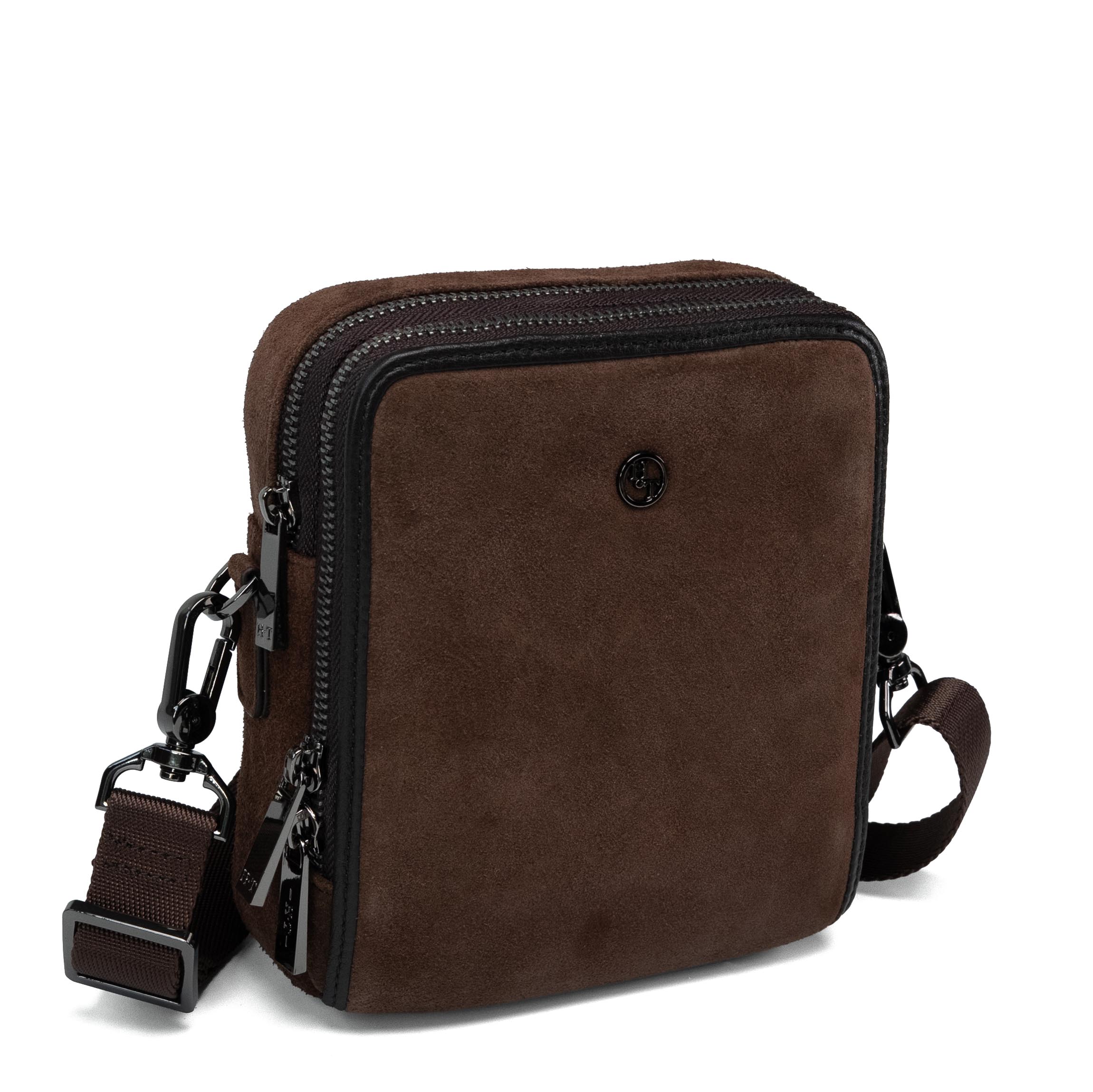 Nord Herren Leder Crossbody-Umhängetasche