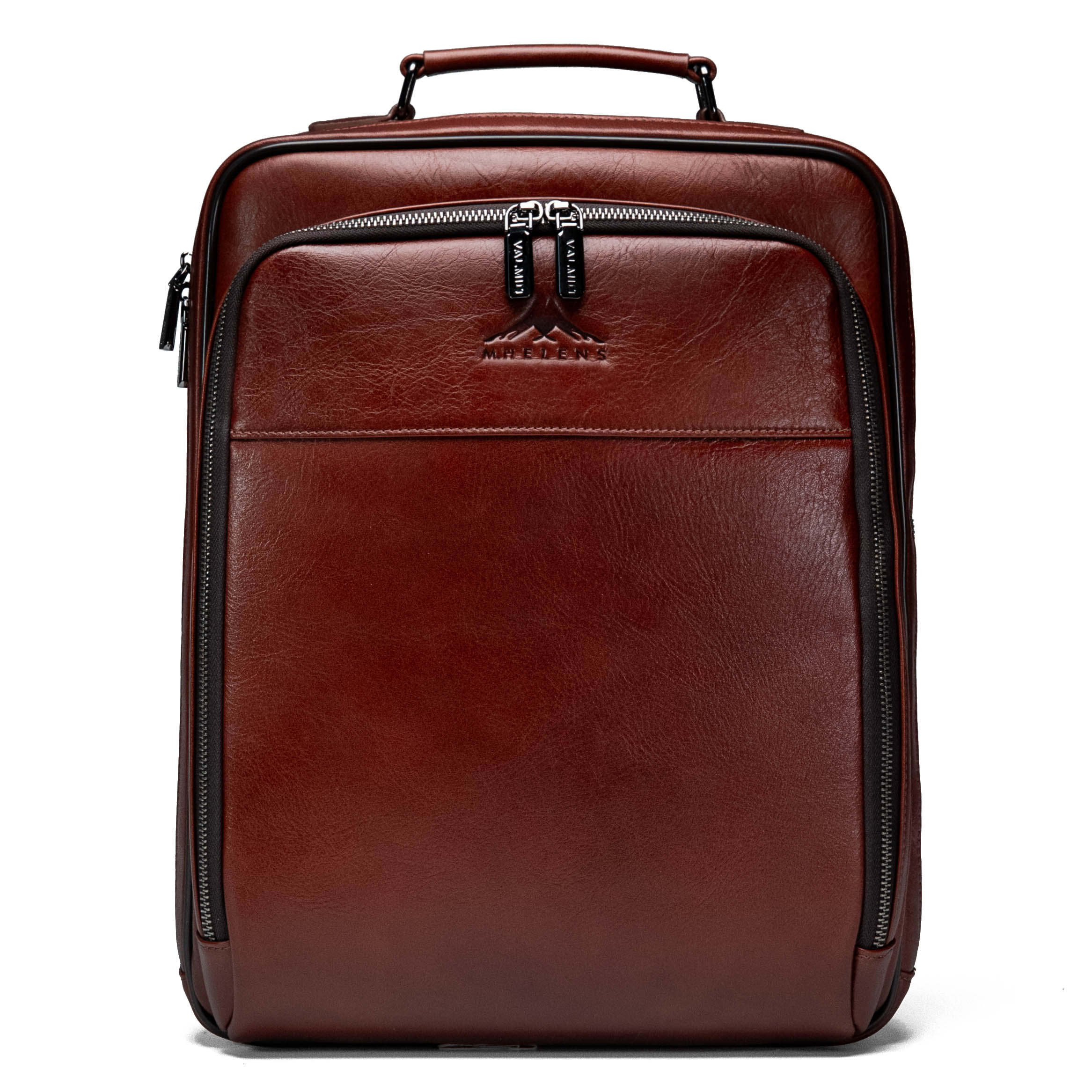 Valmio Ravenor men's leather backpack - light brown
