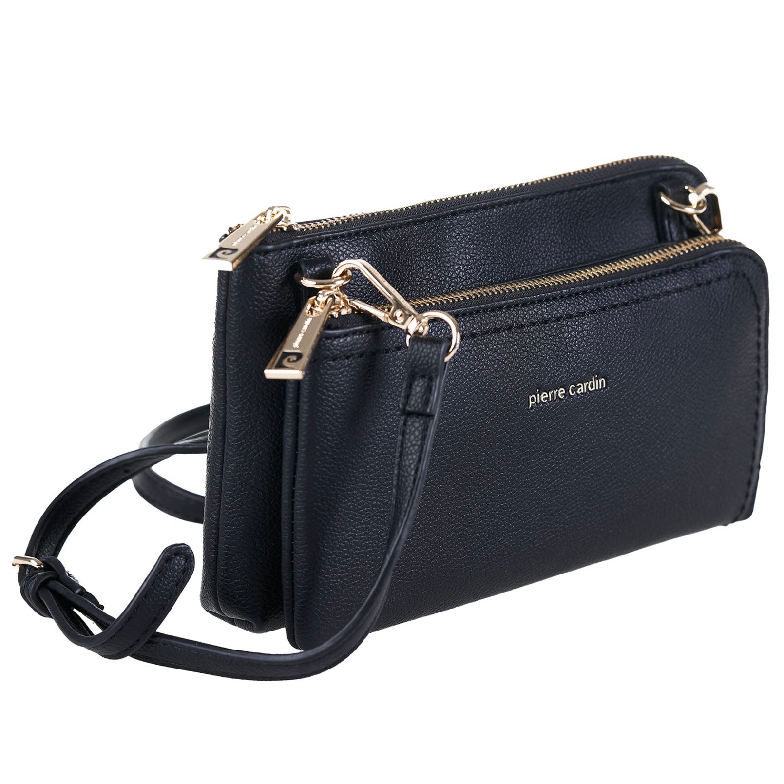 PIERRE CARDIN 86575 Black eco-leather handbag