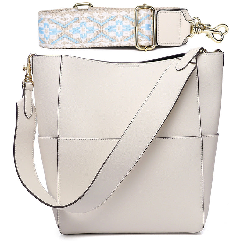 Valmio Morena Leather Women's Bag - White