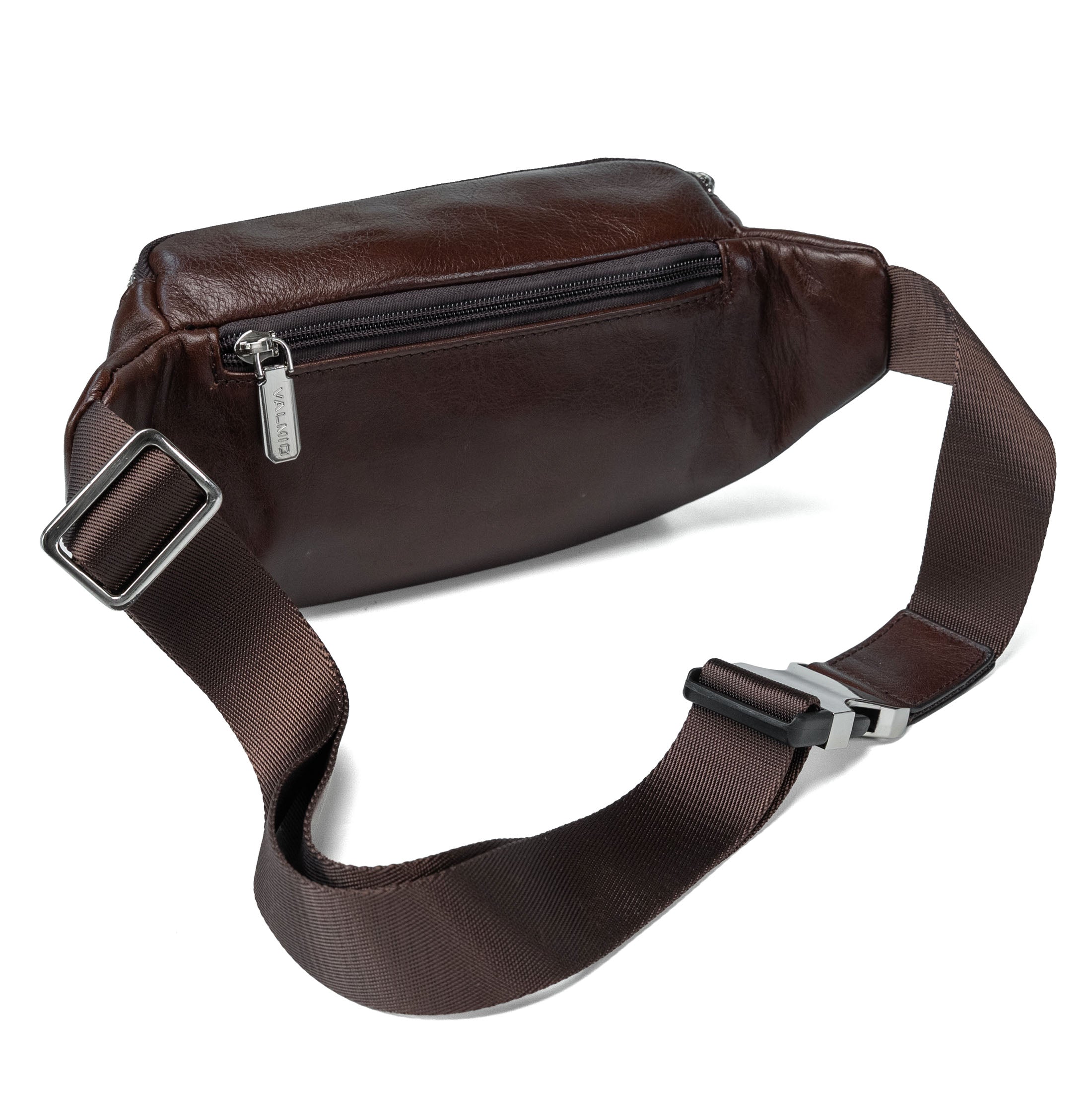 Valmio Gantry Herren Leder-Gürteltasche - braun
