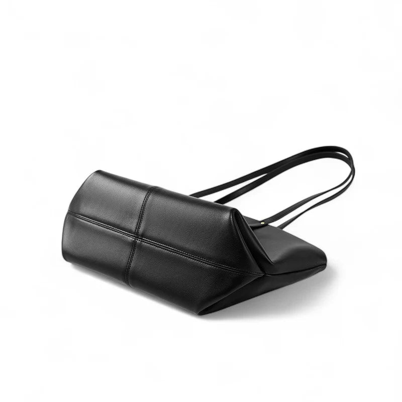 Sac à main pour femme en cuir Valmio Zenora - noir