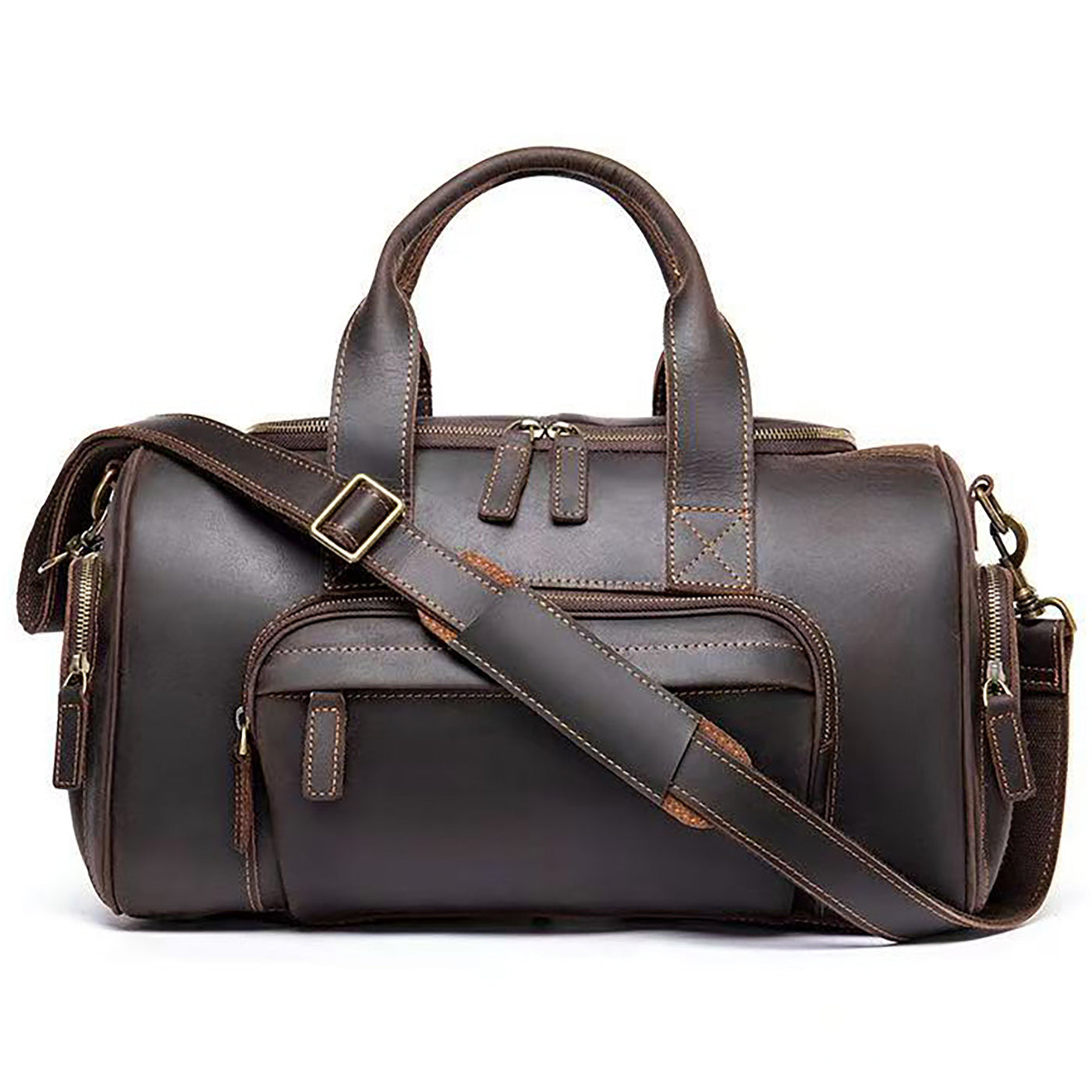 Sac de voyage week-end Valmio Como – brun foncé