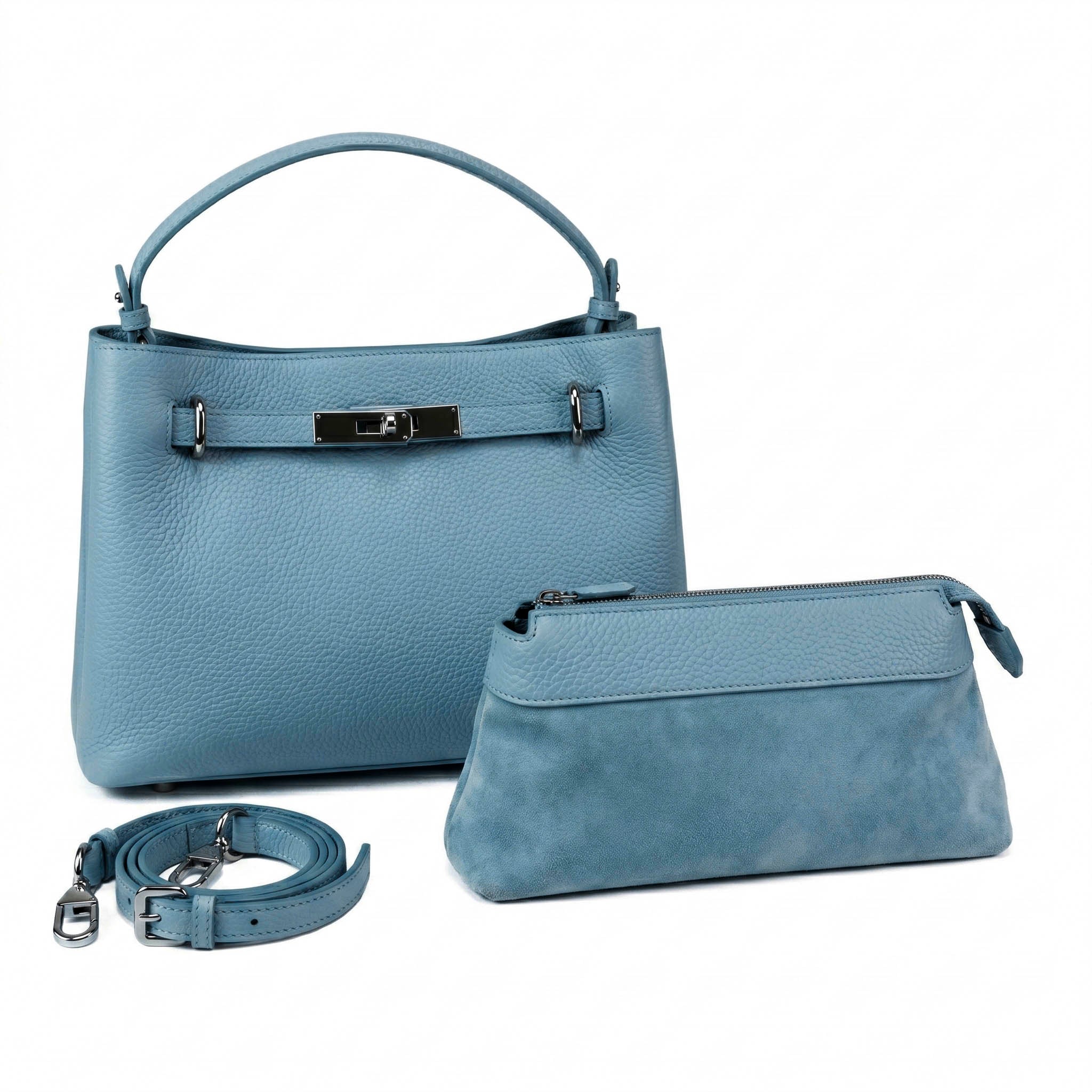 Valmio Salora Leather Women's Bag - Blue