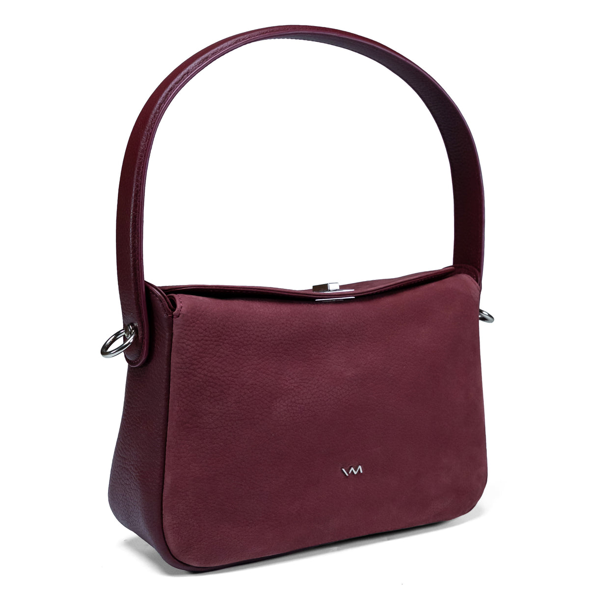 Valmio Cardin Women's Leather Handbag - Burgundy