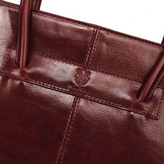 Sac à main en cuir Florence 1028 Rouge