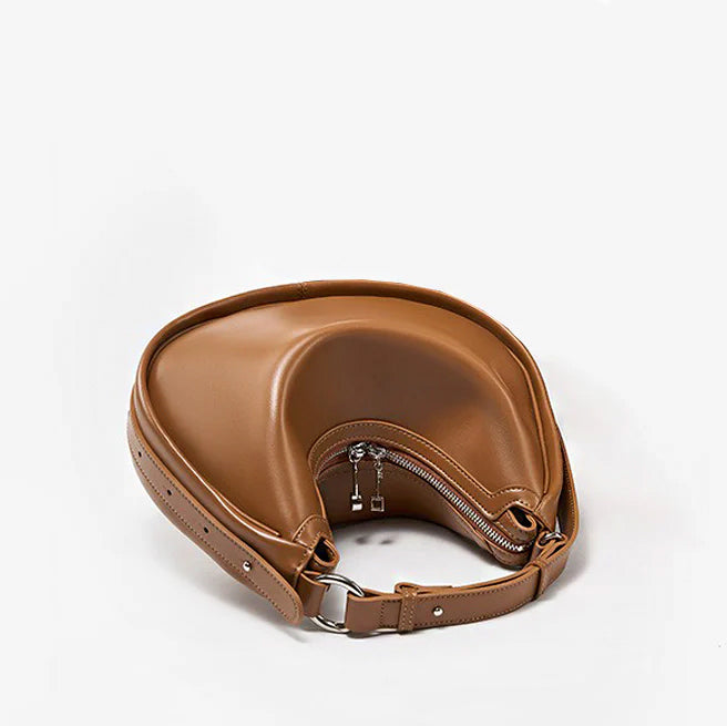 Valmio Lorina Leather Women's Bag - Dark Brown