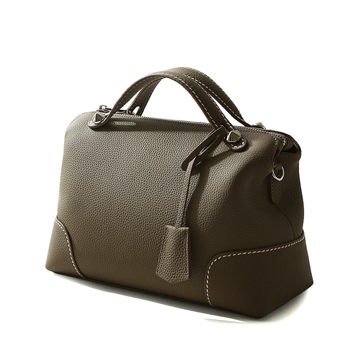 Sac à main en cuir Valmio Kenora pour femme - gris