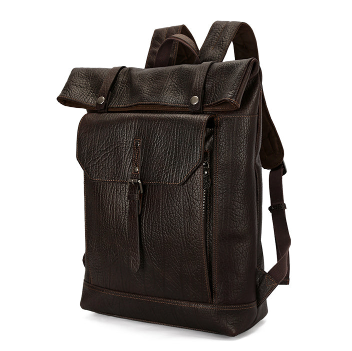 coronado bison leather backpack VALMIO CF80 Leather Backpack