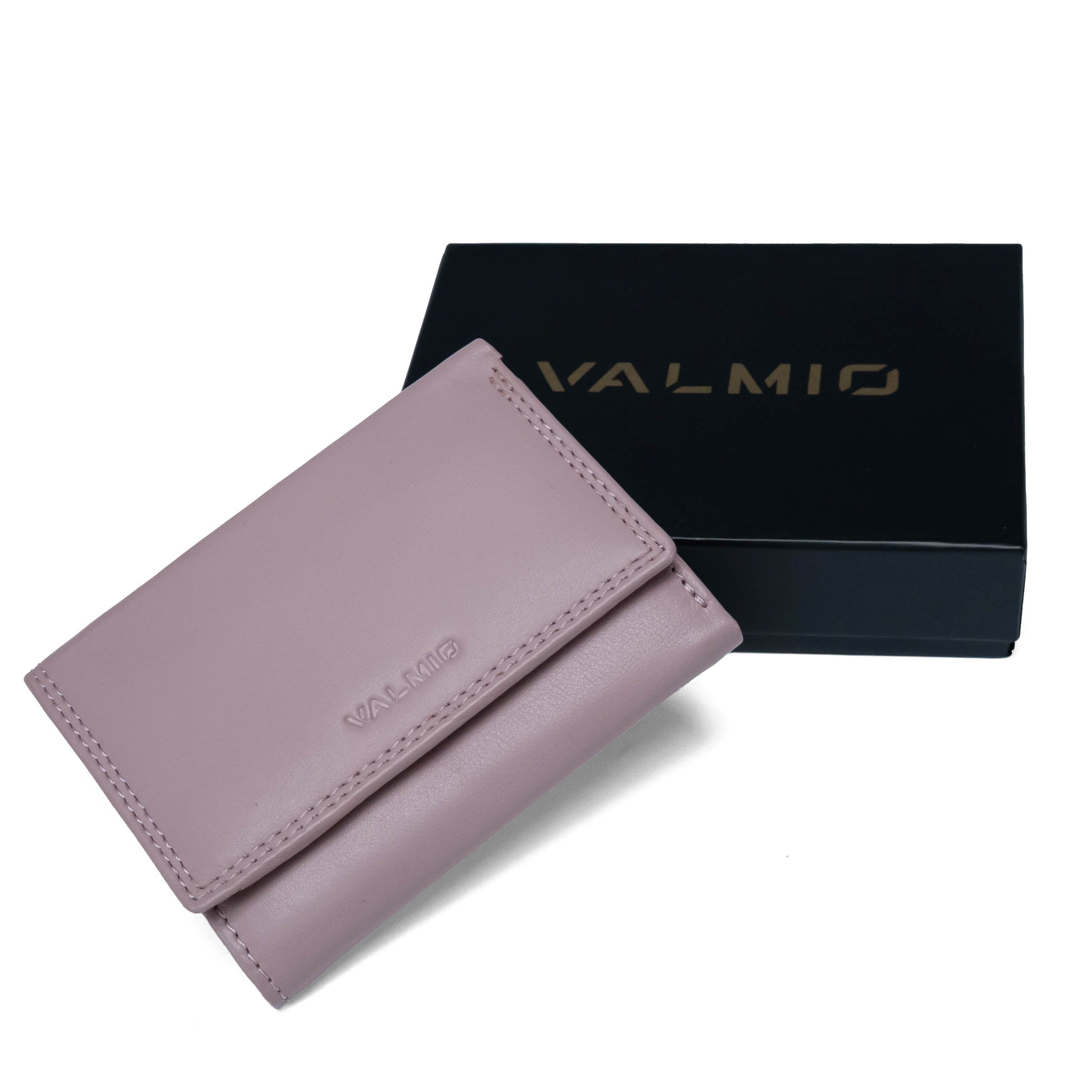 Leren damesportemonnee Valmio Retba 2434 Orchidee