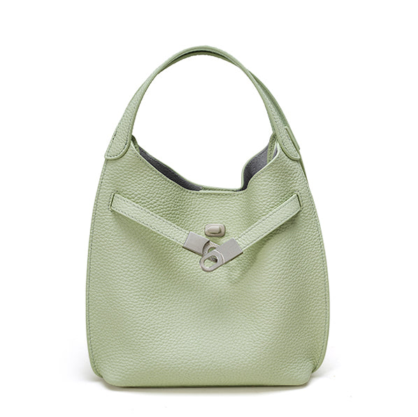 Sac à main en cuir pour femme Valmio Pinora - vert