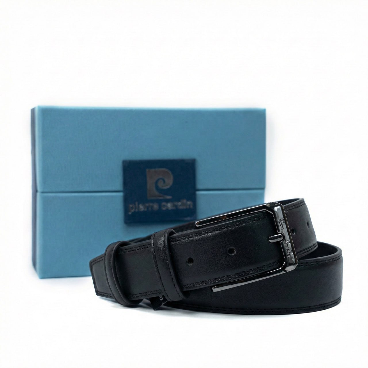 Men's leather belt Pierre Cardin 2509 NERO
