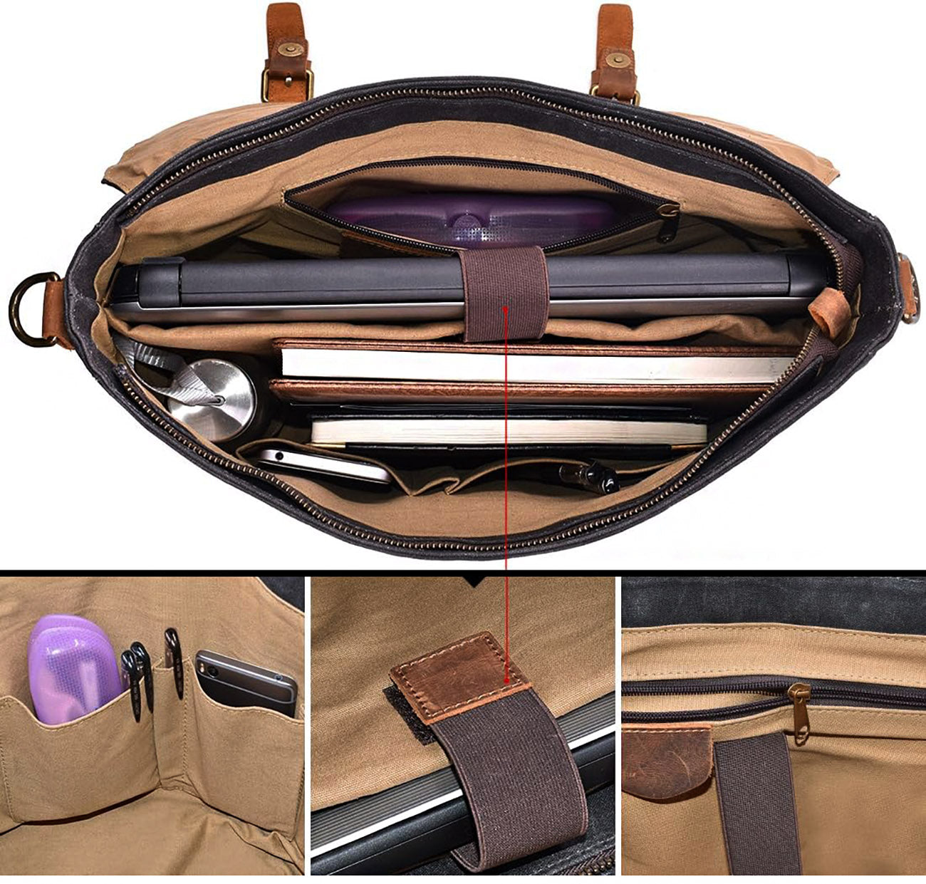 Briefcase Mansion Black