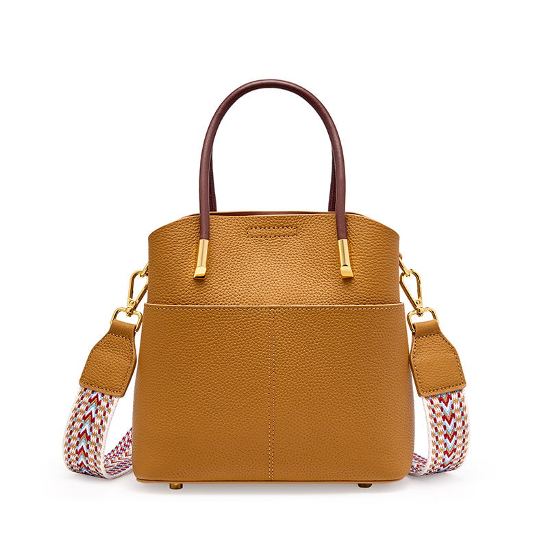 Valmio Karina Leather Women's Bag - Yellow