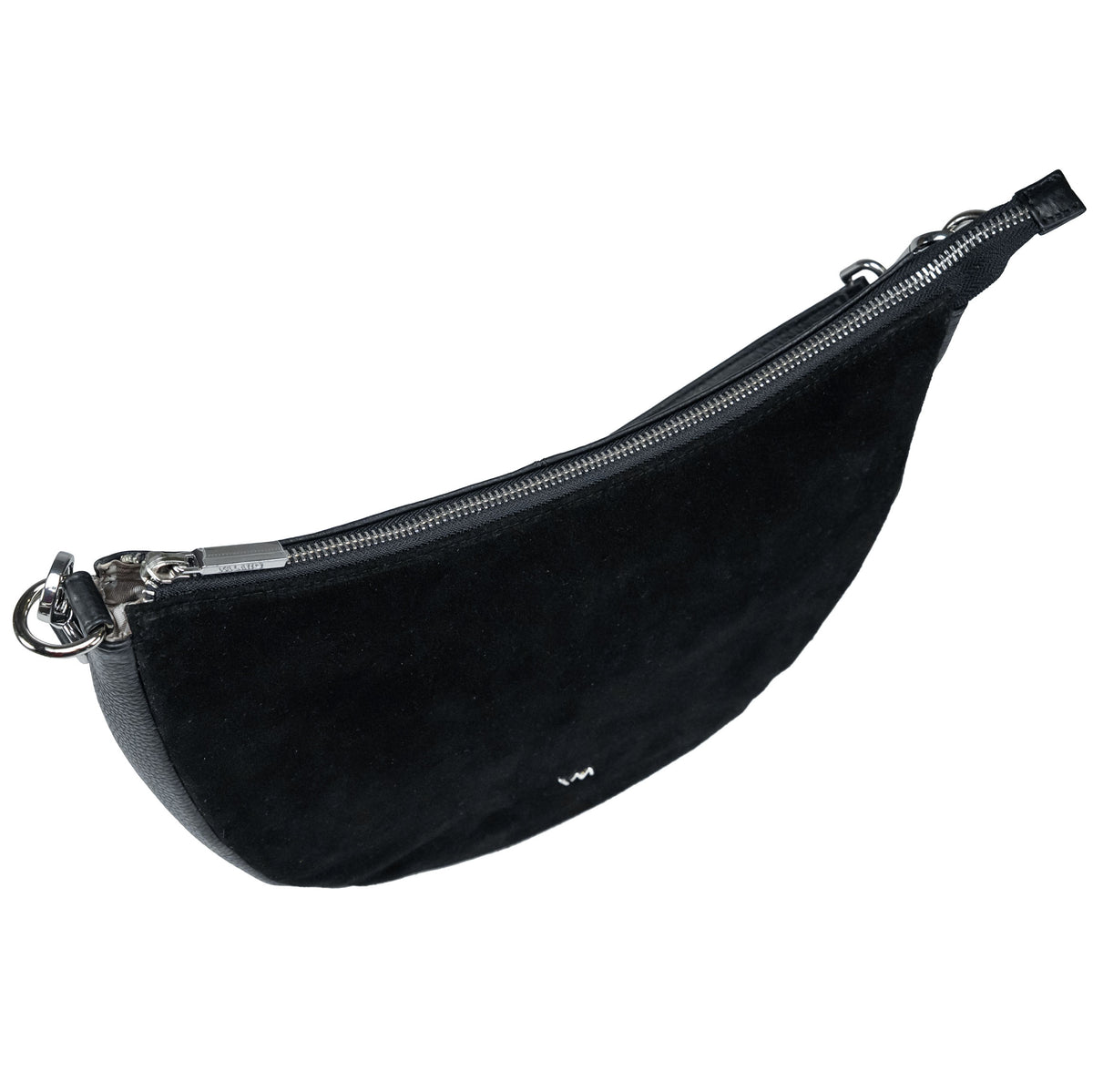 Leren crossbodytas voor dames Valmio Selena - Zwart