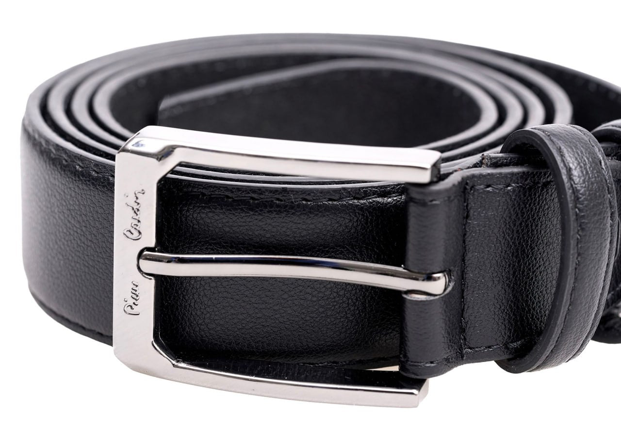 Men's leather belt Pierre Cardin 2506 NERO