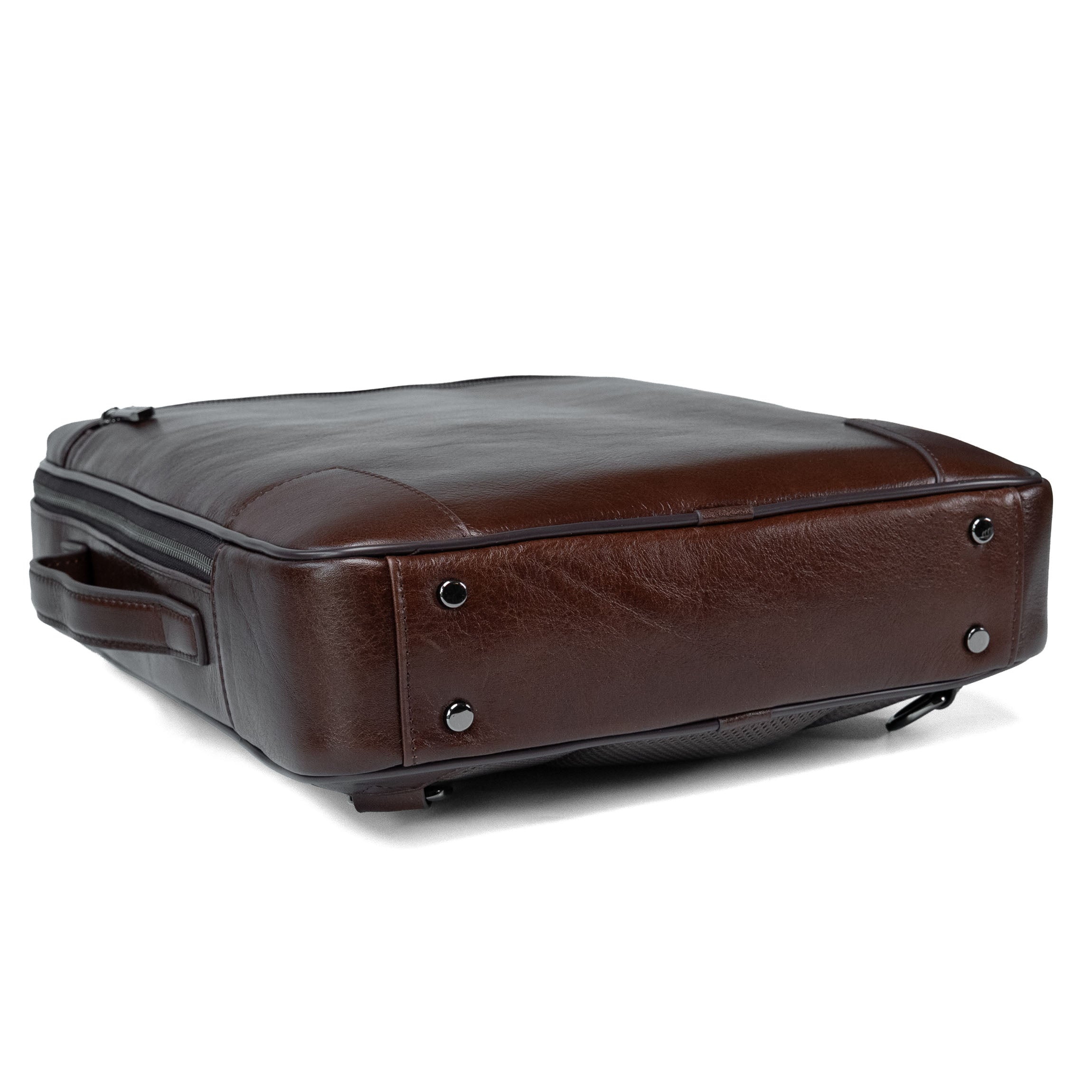 Sac à dos de luxe en cuir Valmio Ardent - marron