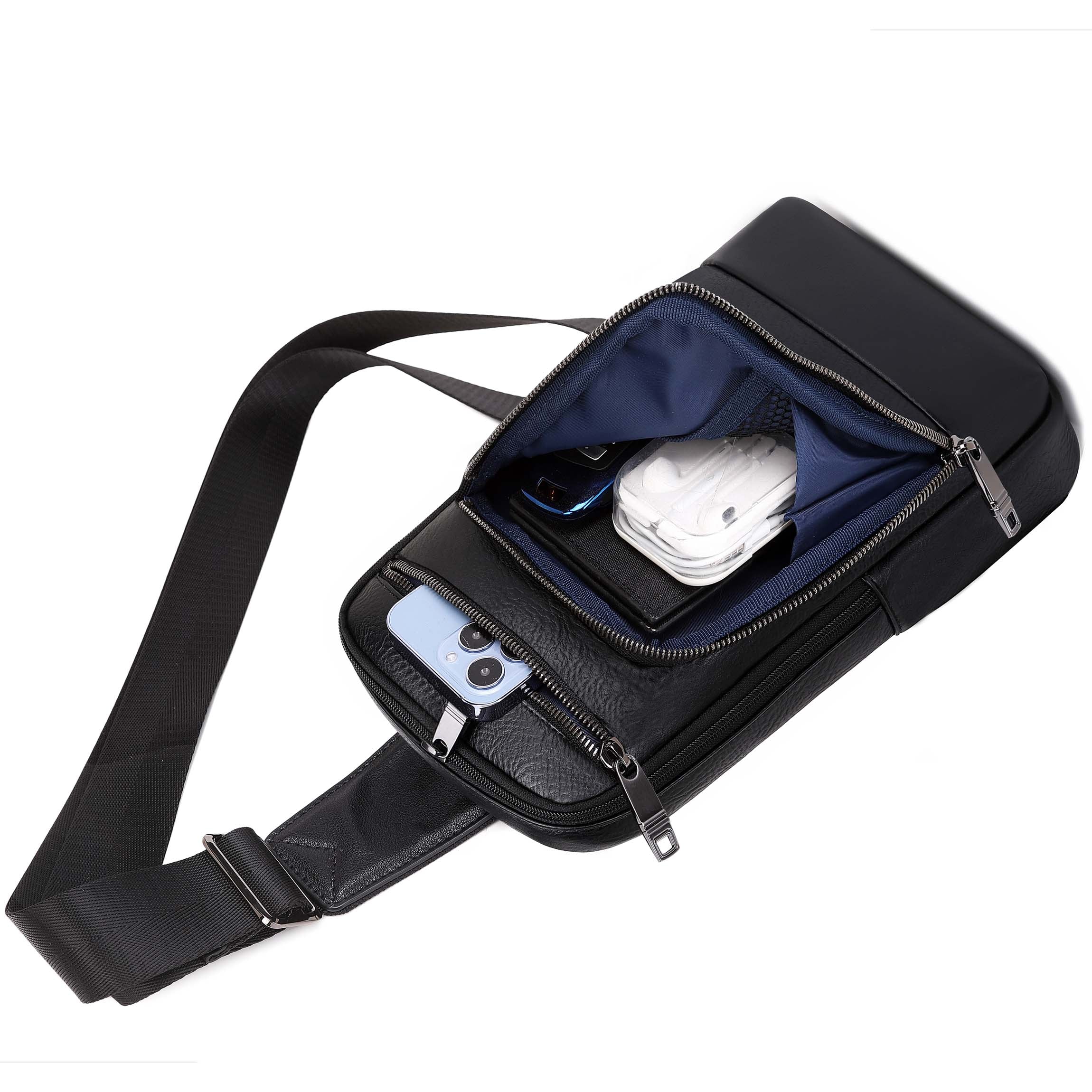 Sac bandoulière Valmio Nordi – noir