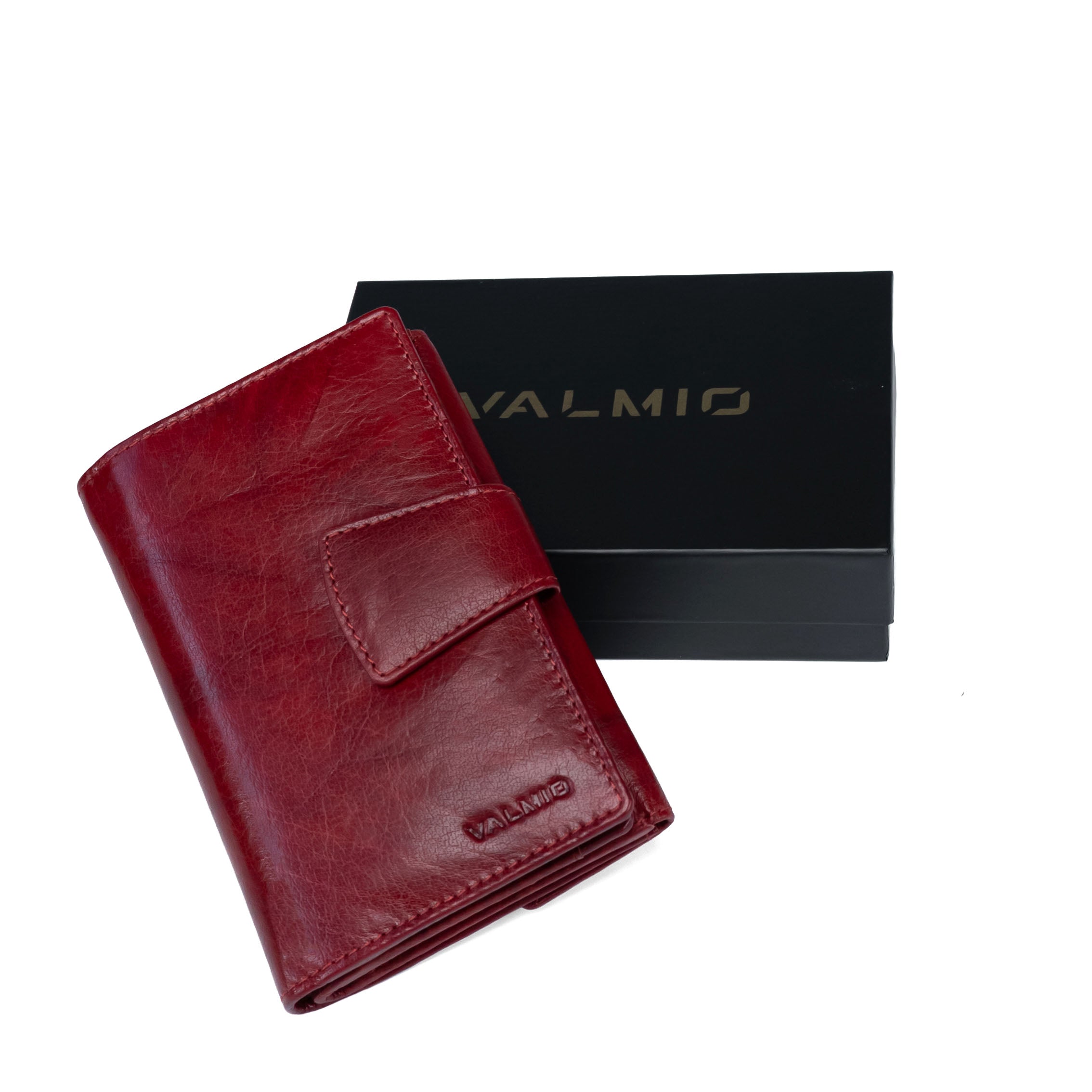 Damenlederportemonnaie Valmio Portwine 2432