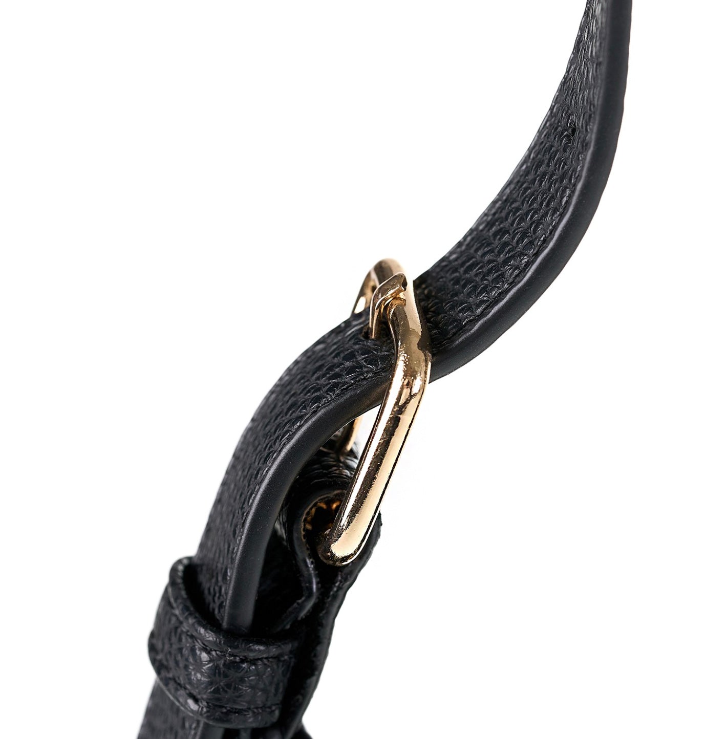 PIERRE CARDIN 7401 Zwarte Eco Leren Handtas