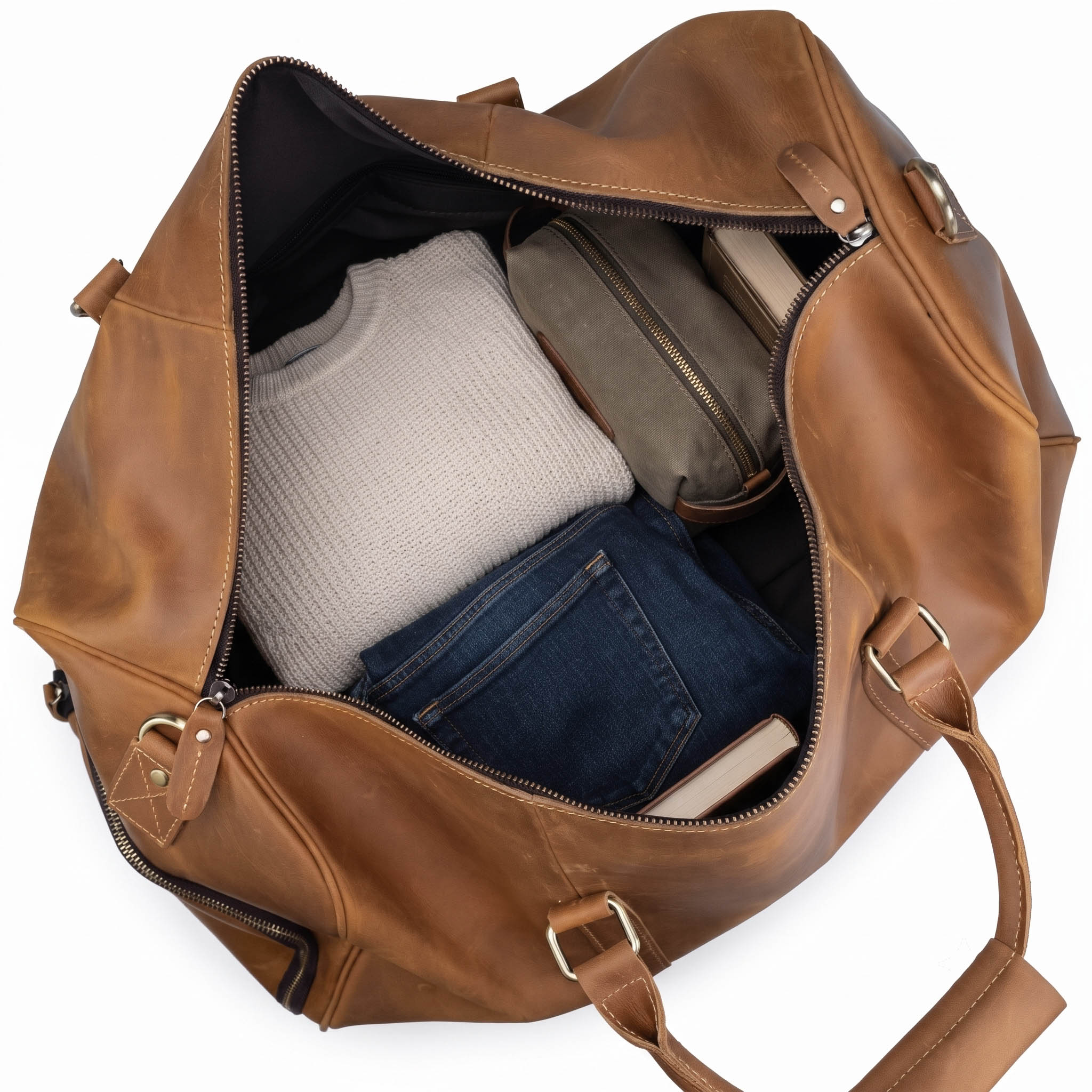 Valmio Boston Brown Travel Bag