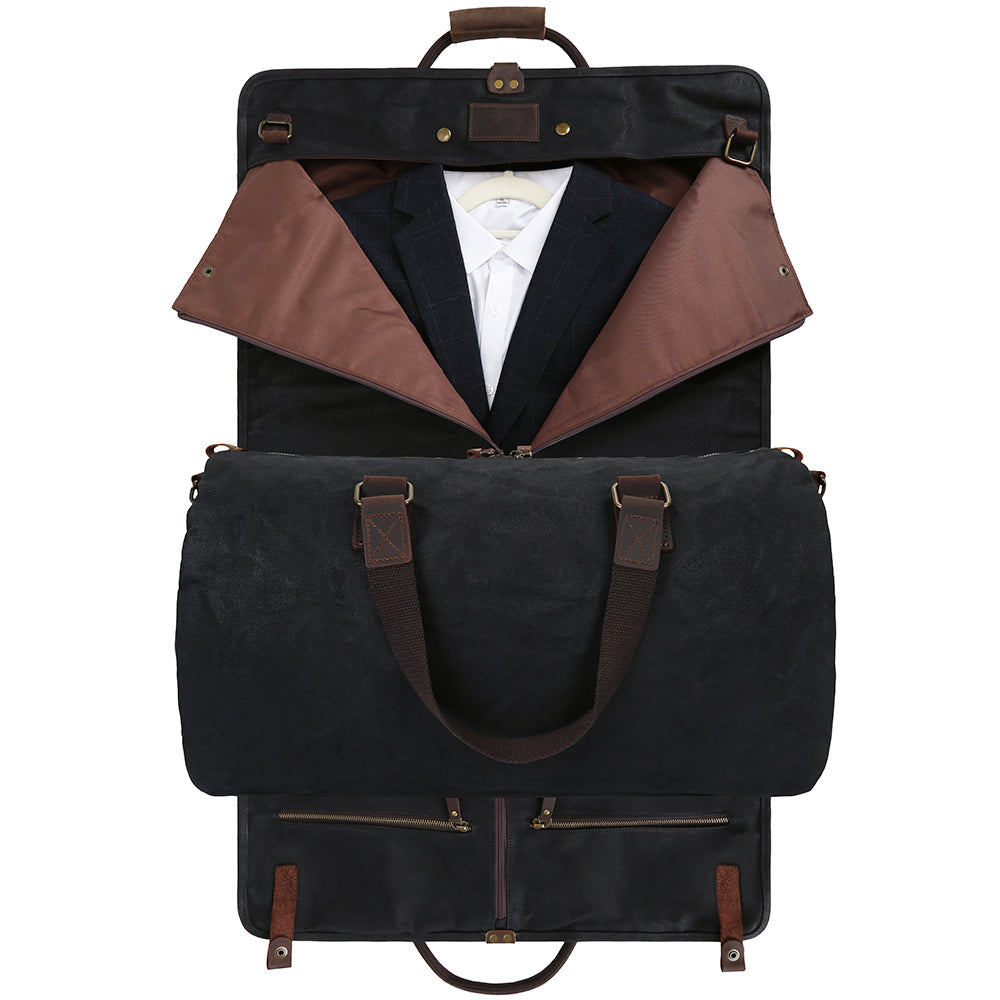 Zwarte sporttas Carry Travel 2in1