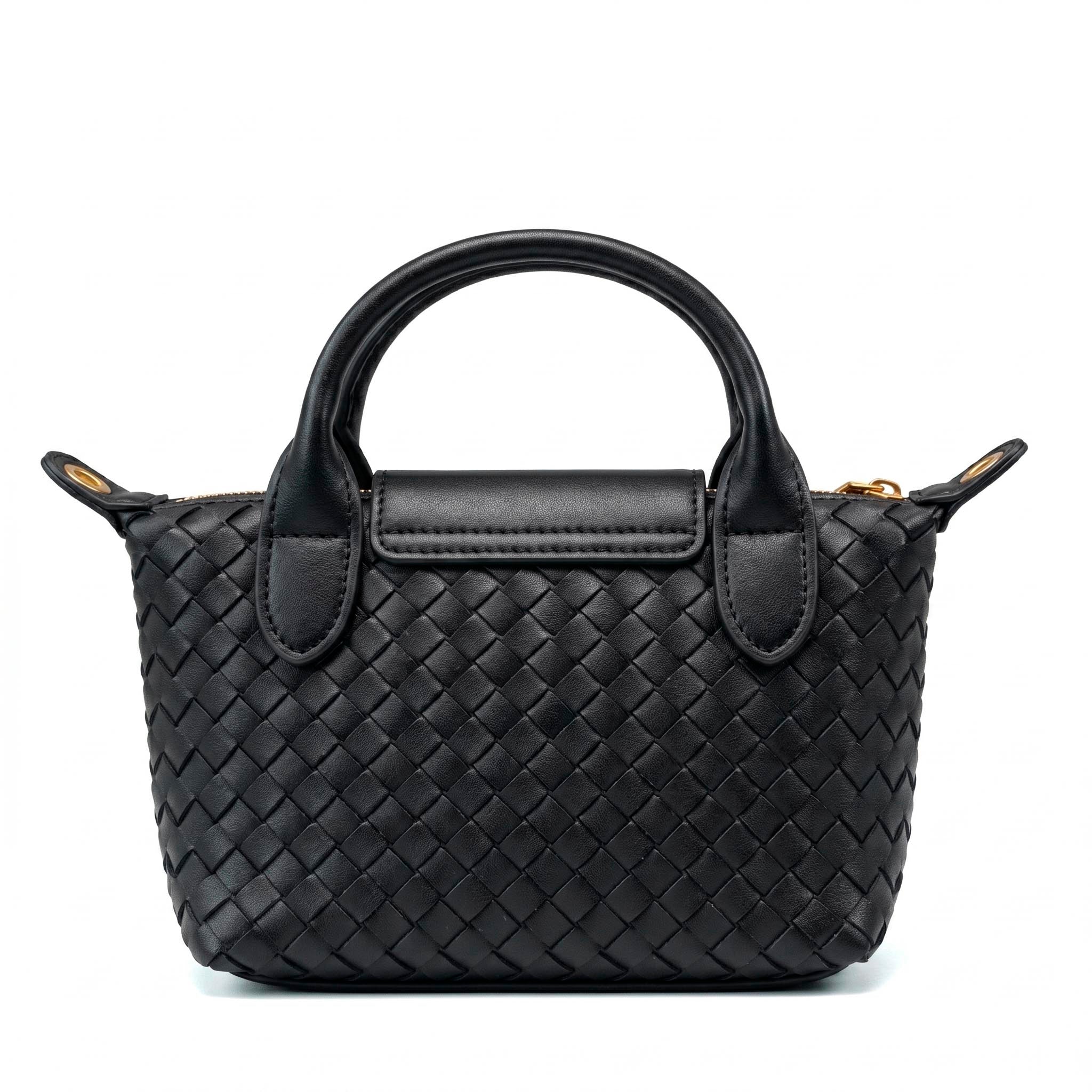 Sac à main pour femme en cuir Valmio Virena - noir