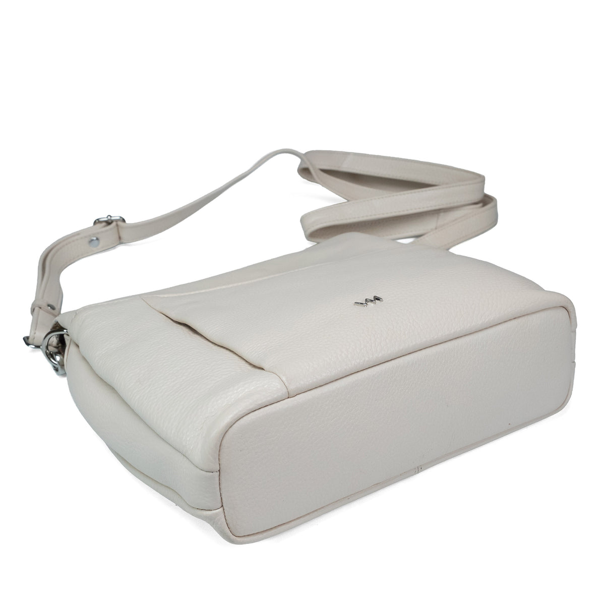 Women's Leather Crossbody Bag Valmio Livia – Beige