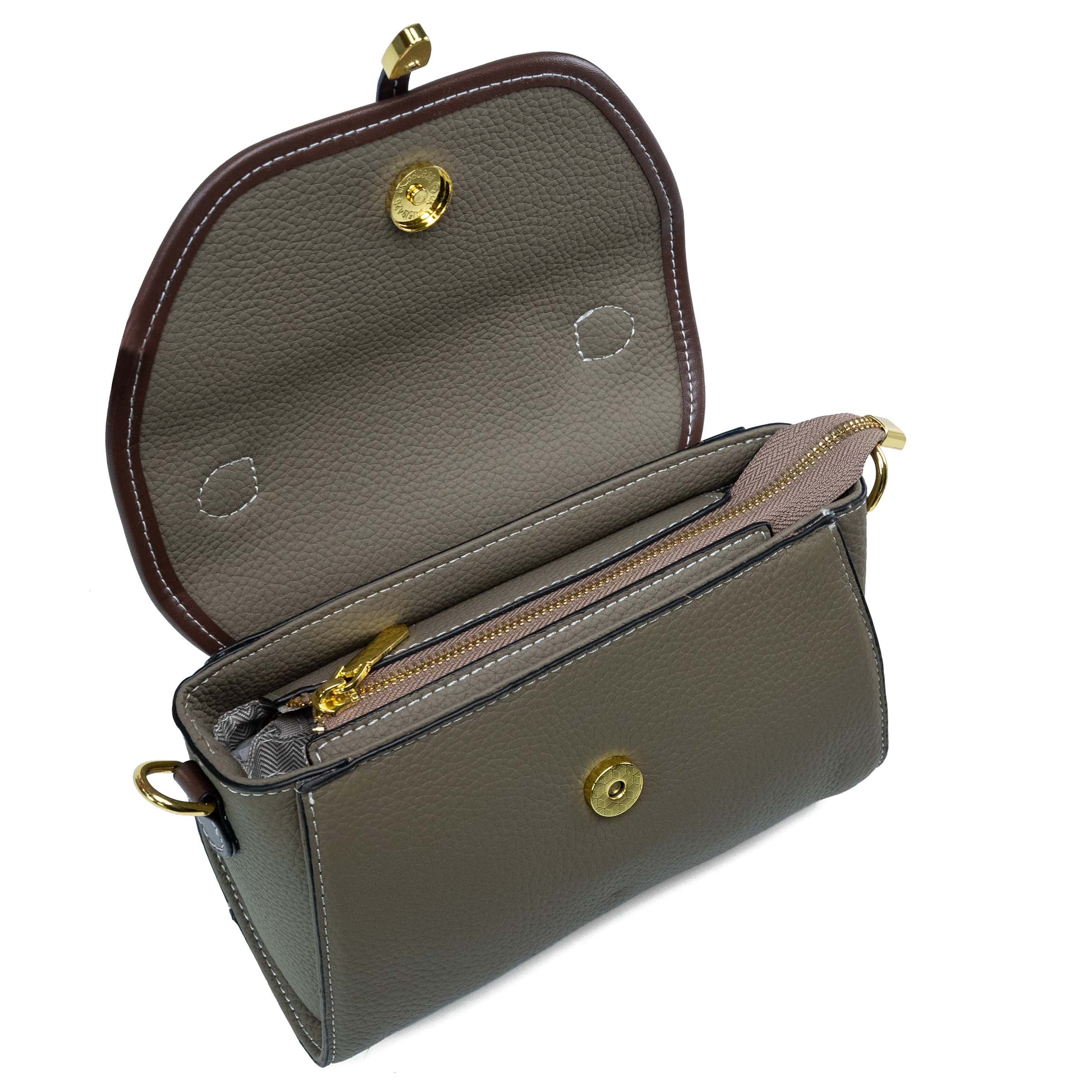 Valmio Polina Leather Women's Bag - Mocha
