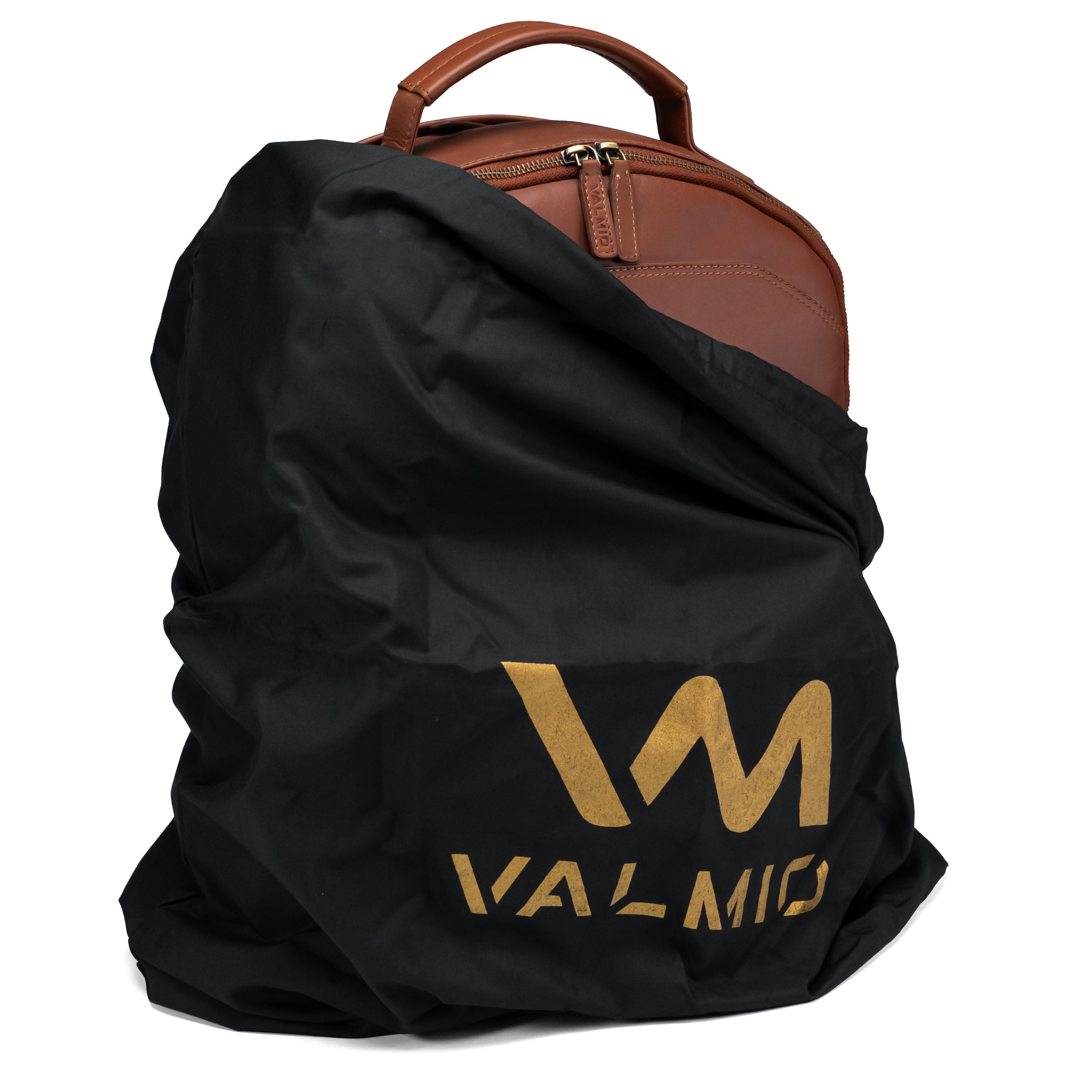 Valmio Royal Leather Backpack Cognac