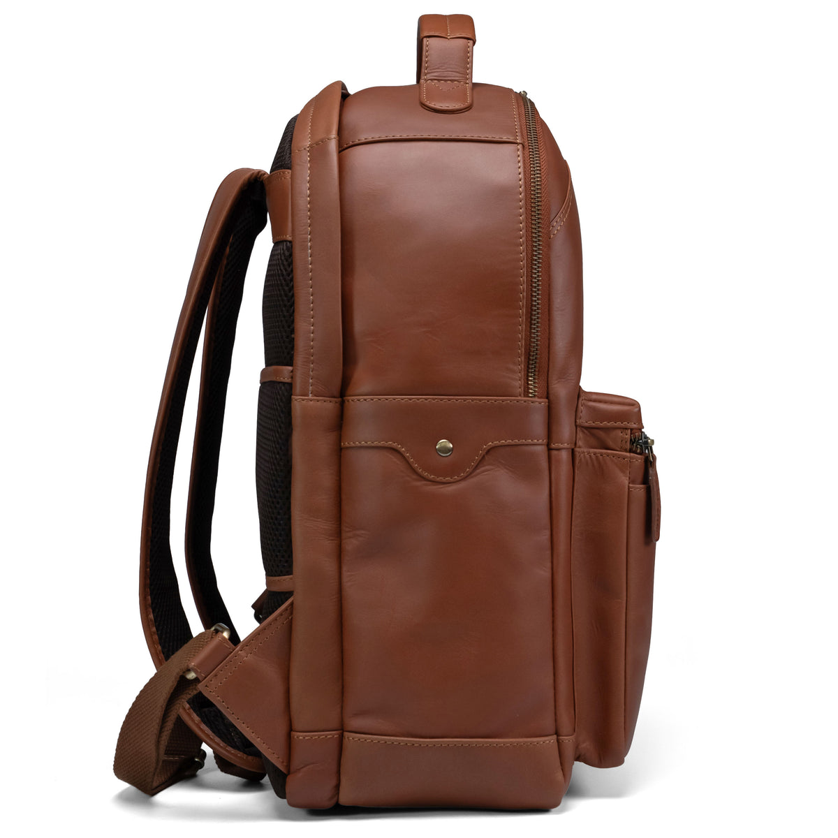 Valmio Royal Leather Backpack Cognac
