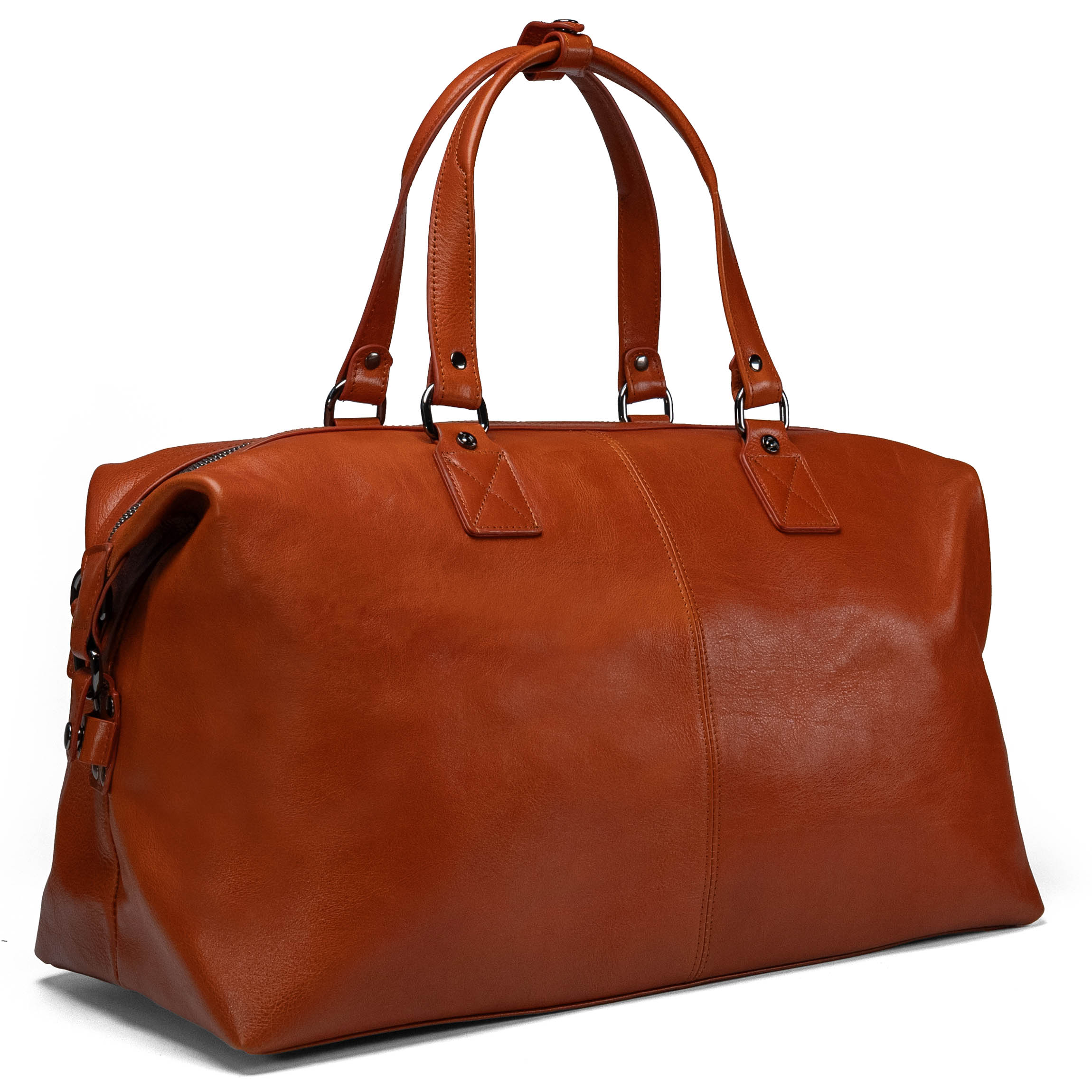 Sac de voyage en cuir marron Valmio Kane