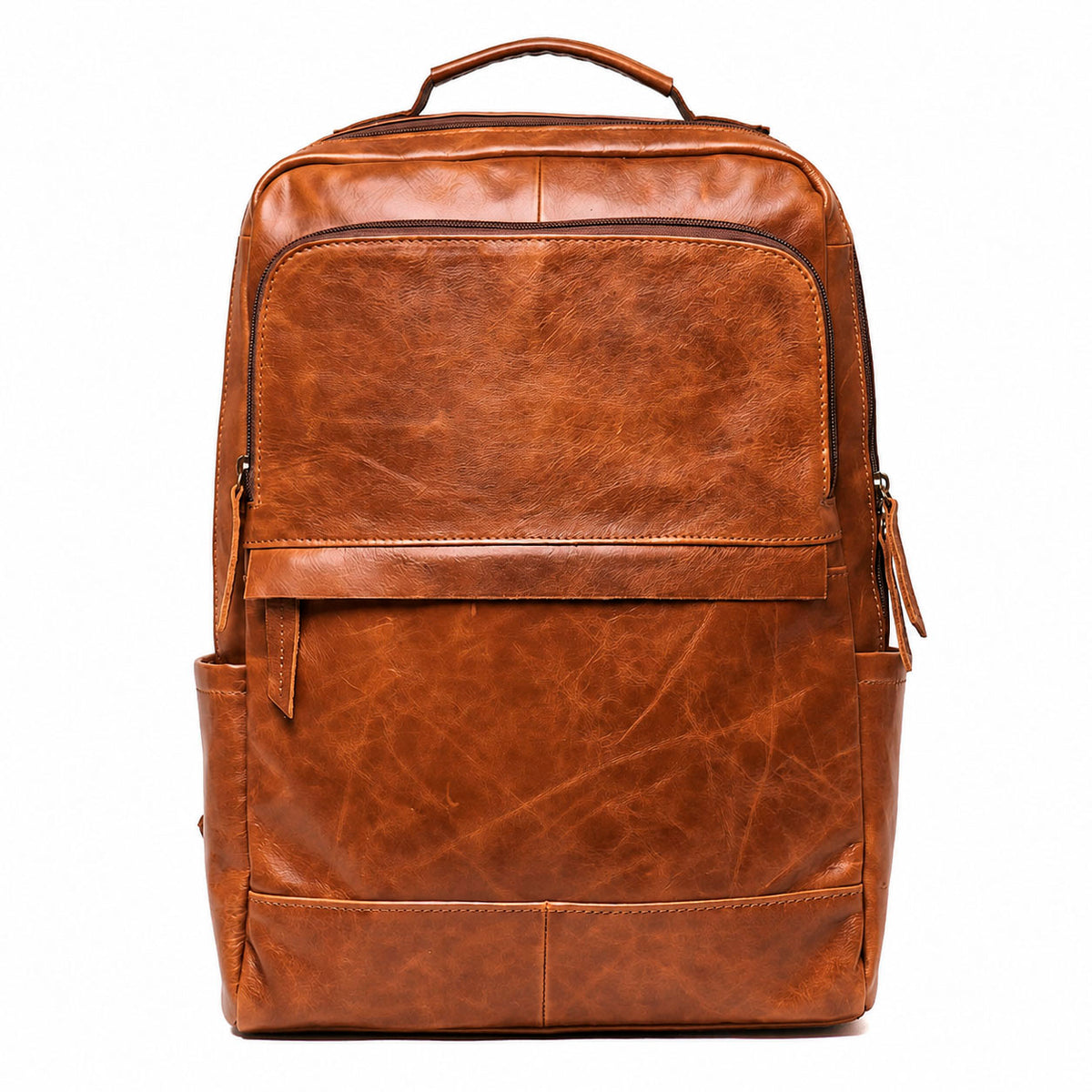 Leder-Rucksack Valmio Ardent – Braun