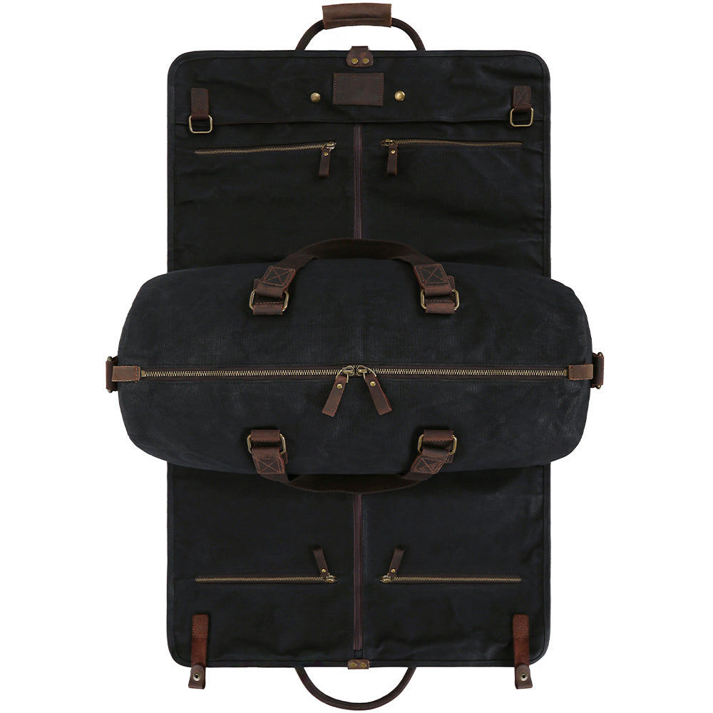 Zwarte sporttas Carry Travel 2in1