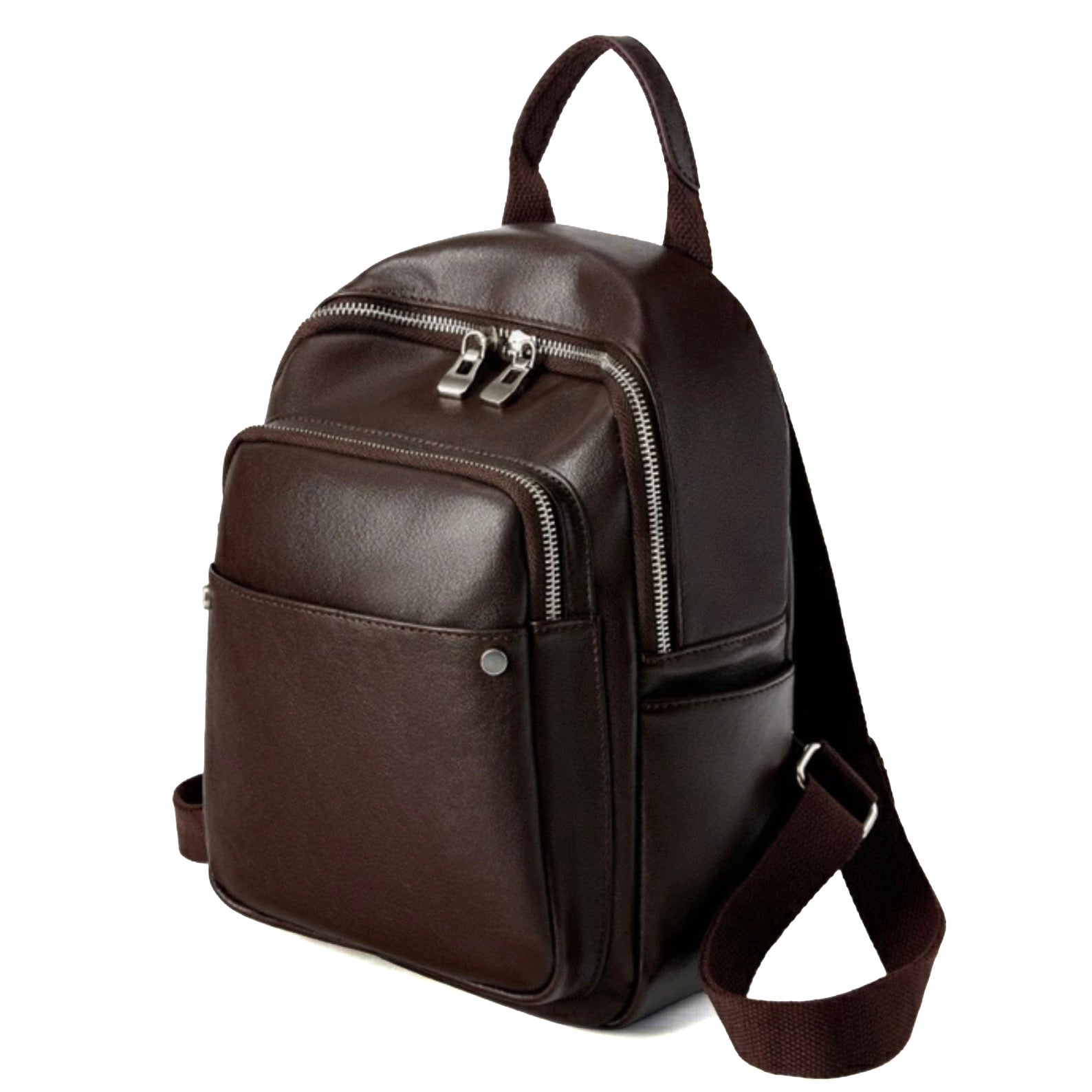 Valmio Nelora Leather Women's Backpack - Brown