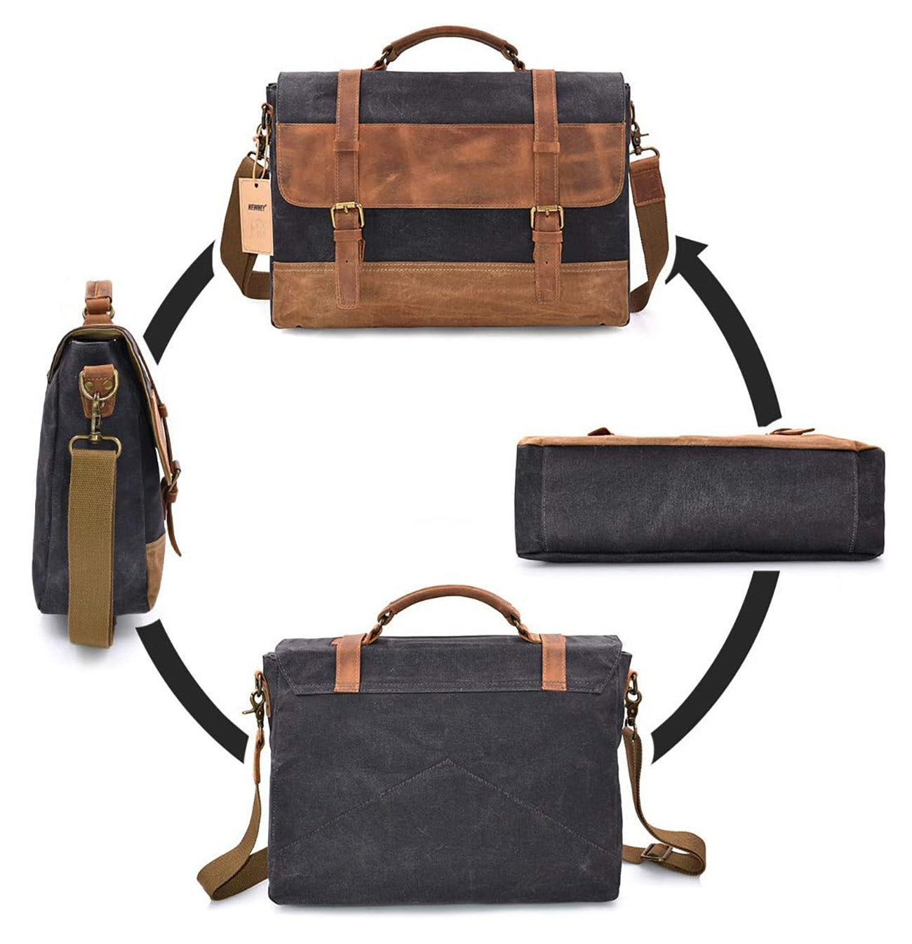 Briefcase Mansion Black