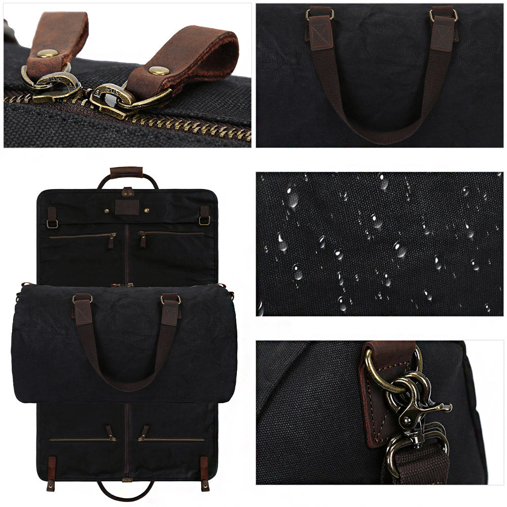 Zwarte sporttas Carry Travel 2in1