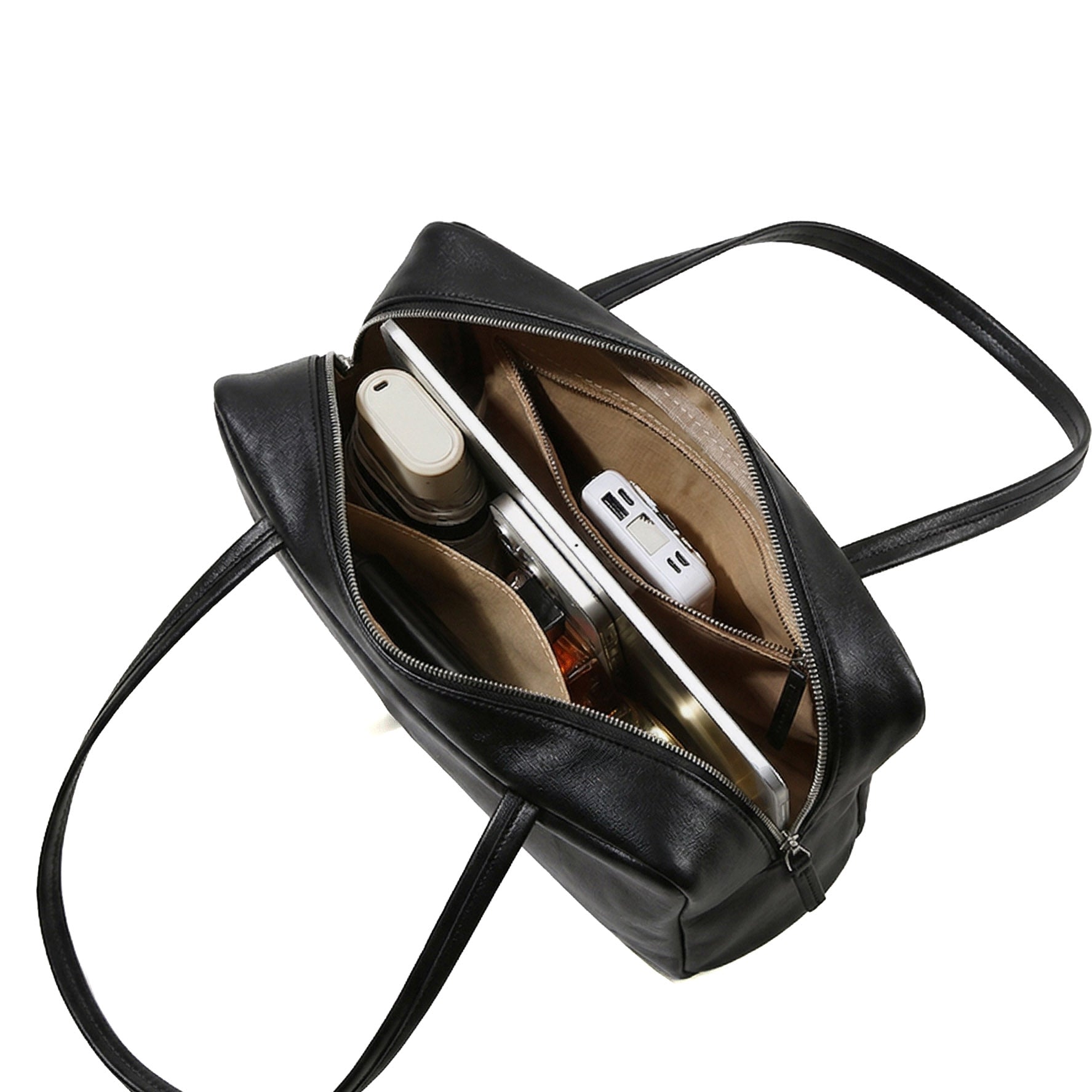 Valmio Kirana leather women's handbag - black
