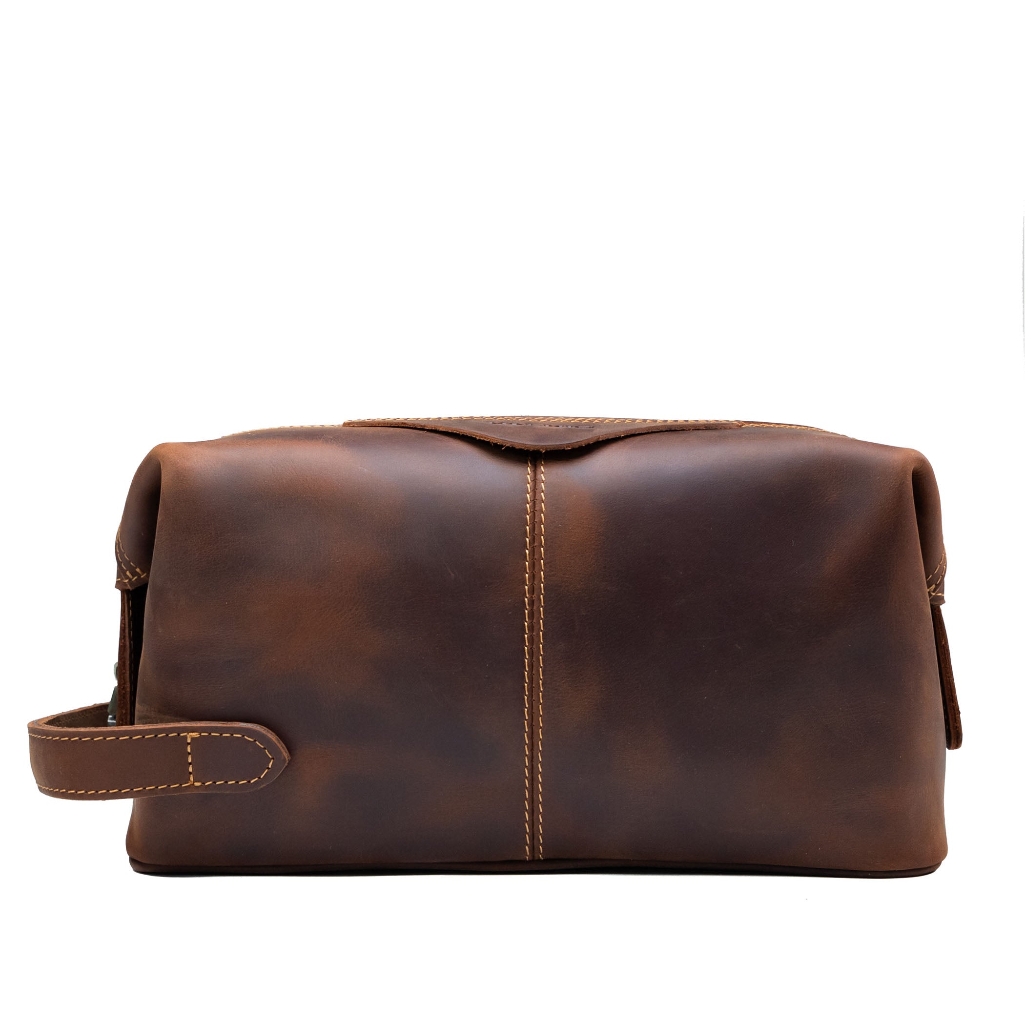 Valmio Conta Leather Toiletry Bag