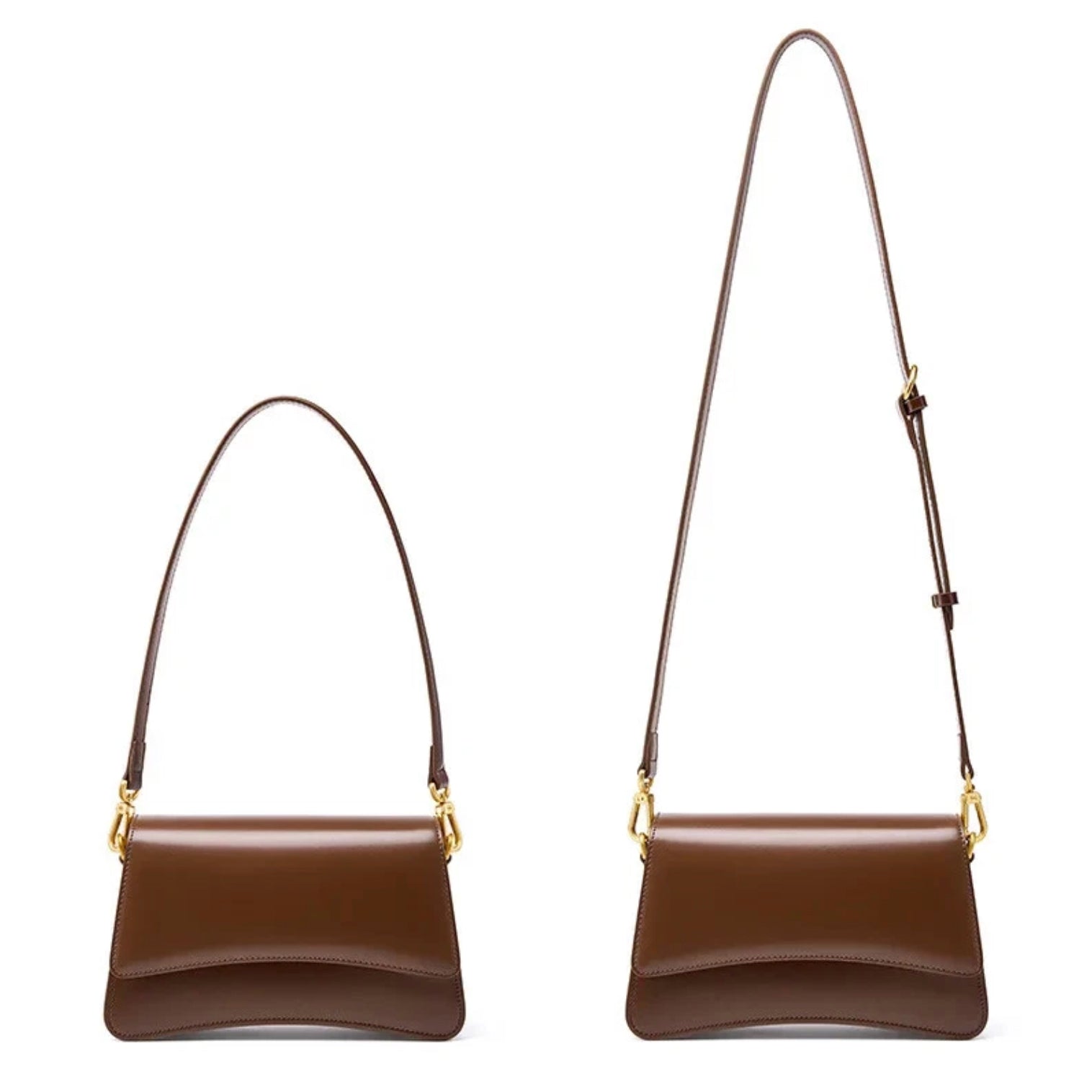Bolso de cuero para mujer Valmio Venora - negro