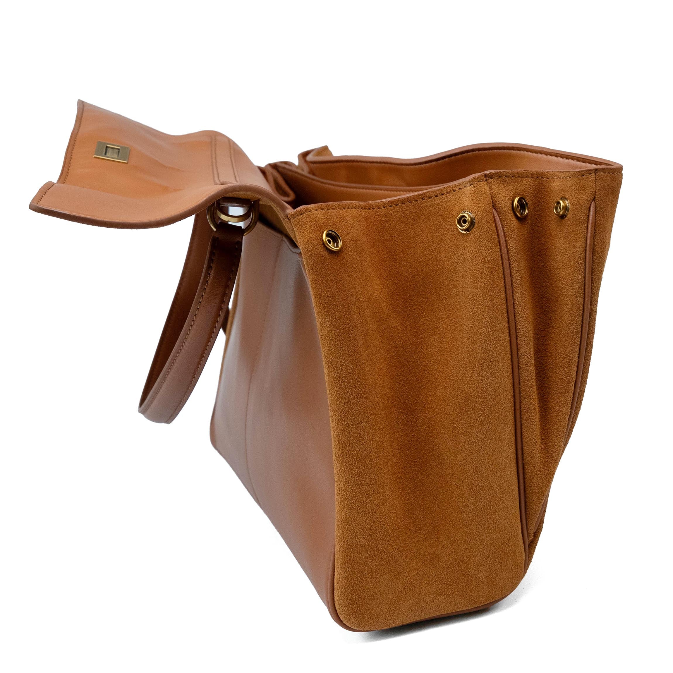Valmio Lirena Leder Damenhandtasche - Hellbraun