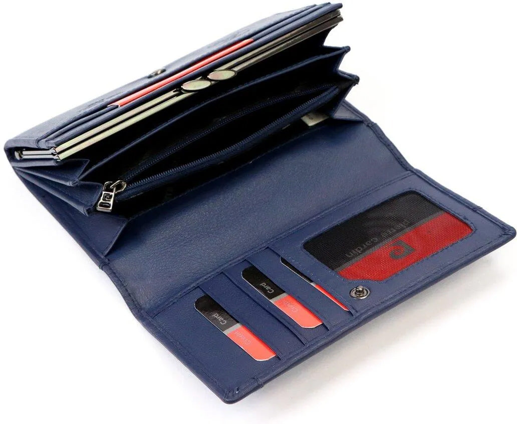 The Pierre Cardin 455 BLU 131 women's wallet