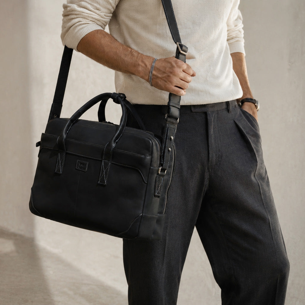 Valmio Grand Men's Leather Bag